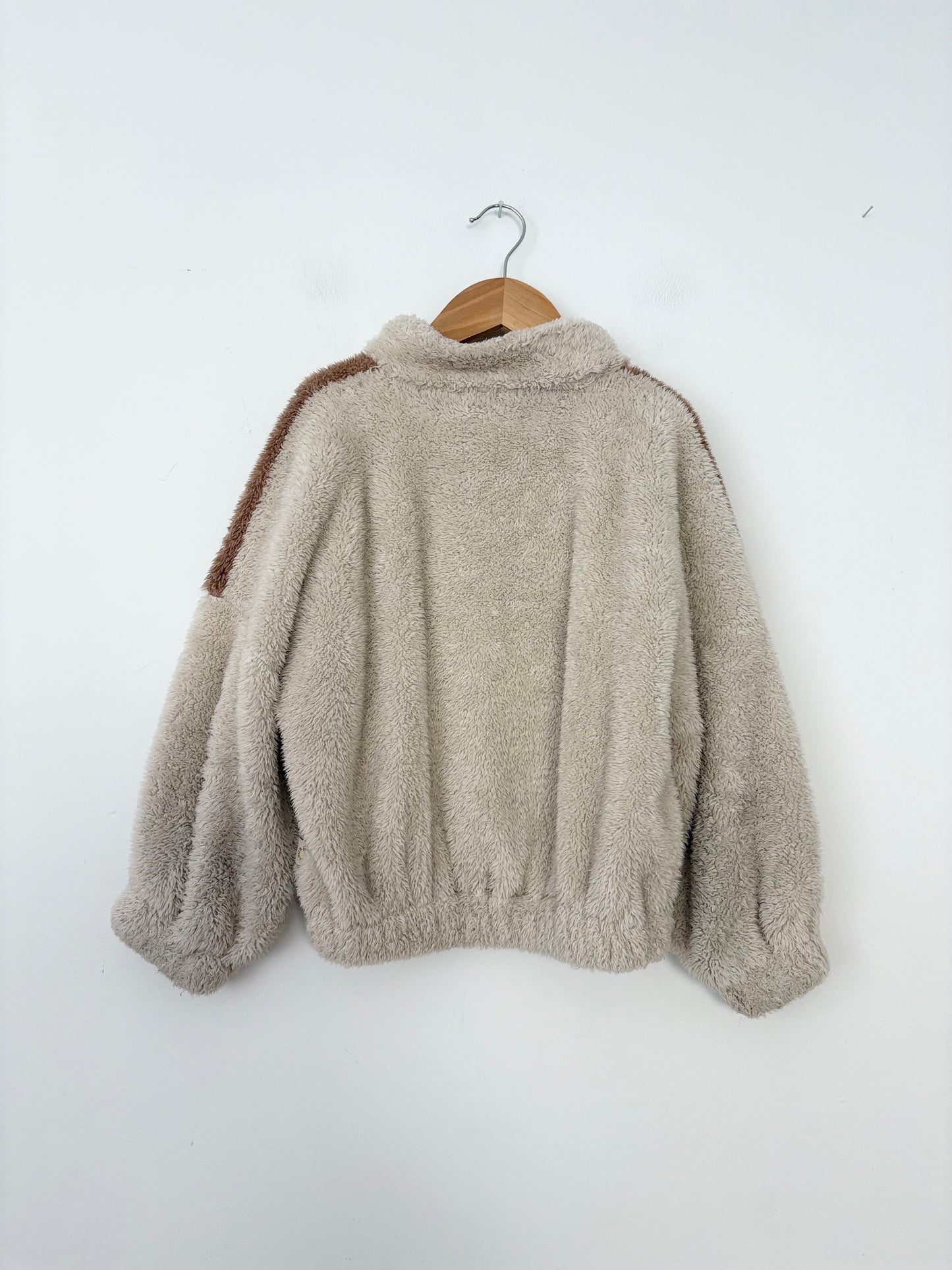 Gamin Gamine sherpa half zip pullover 5/6Y