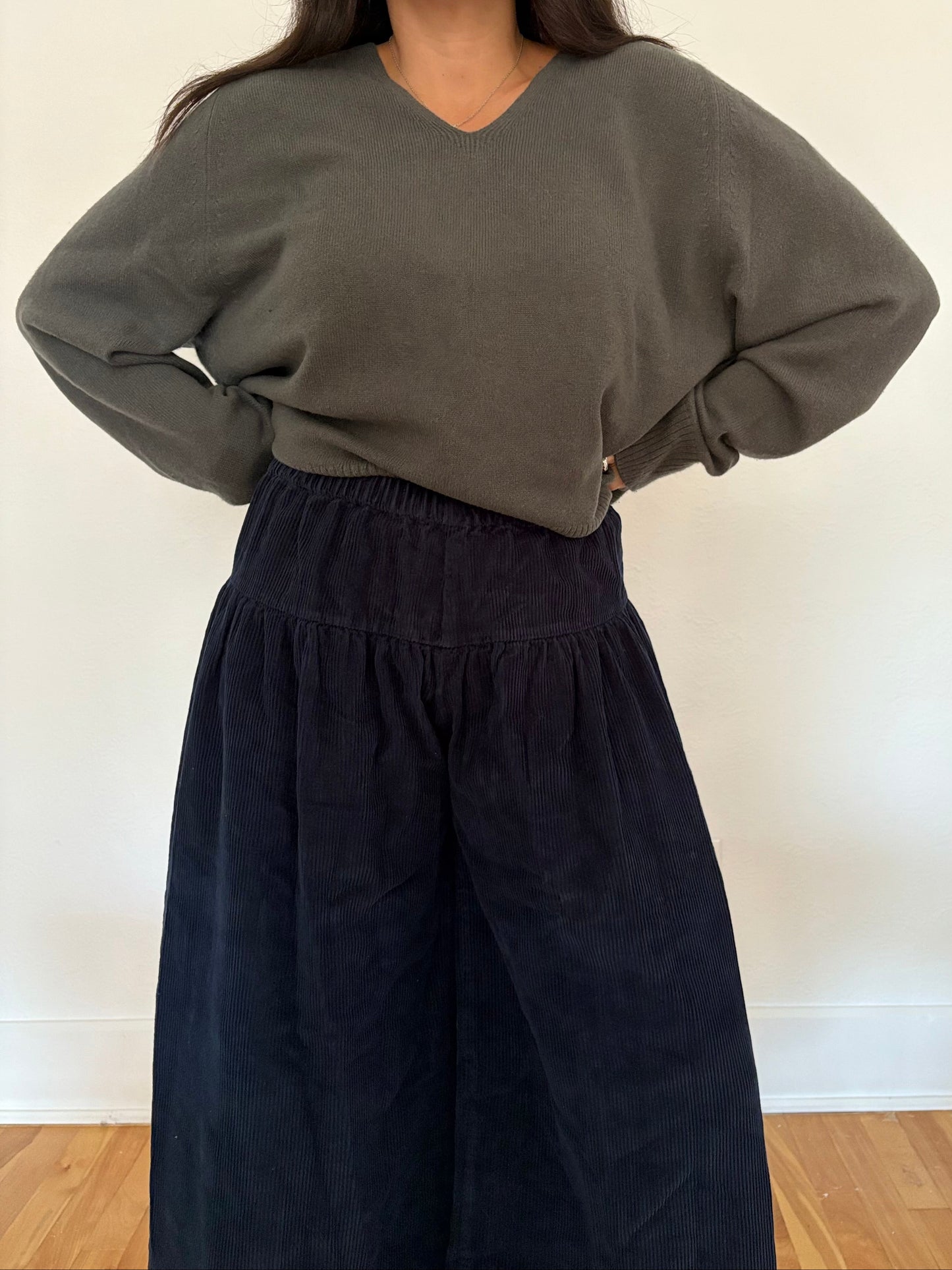 The simple folk corduroy culottes S/M