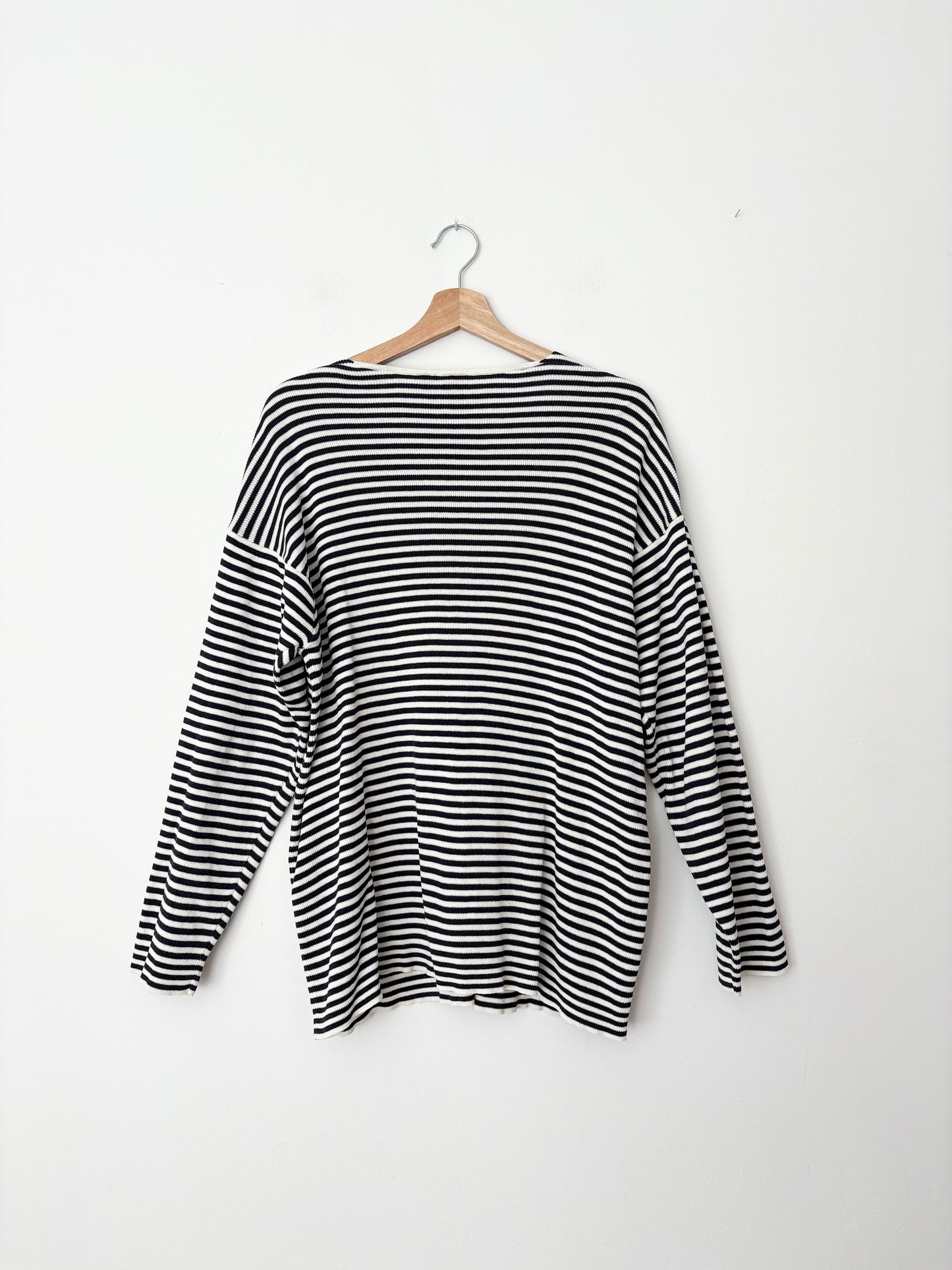 Vintage Gap stripe long cardigan Medium