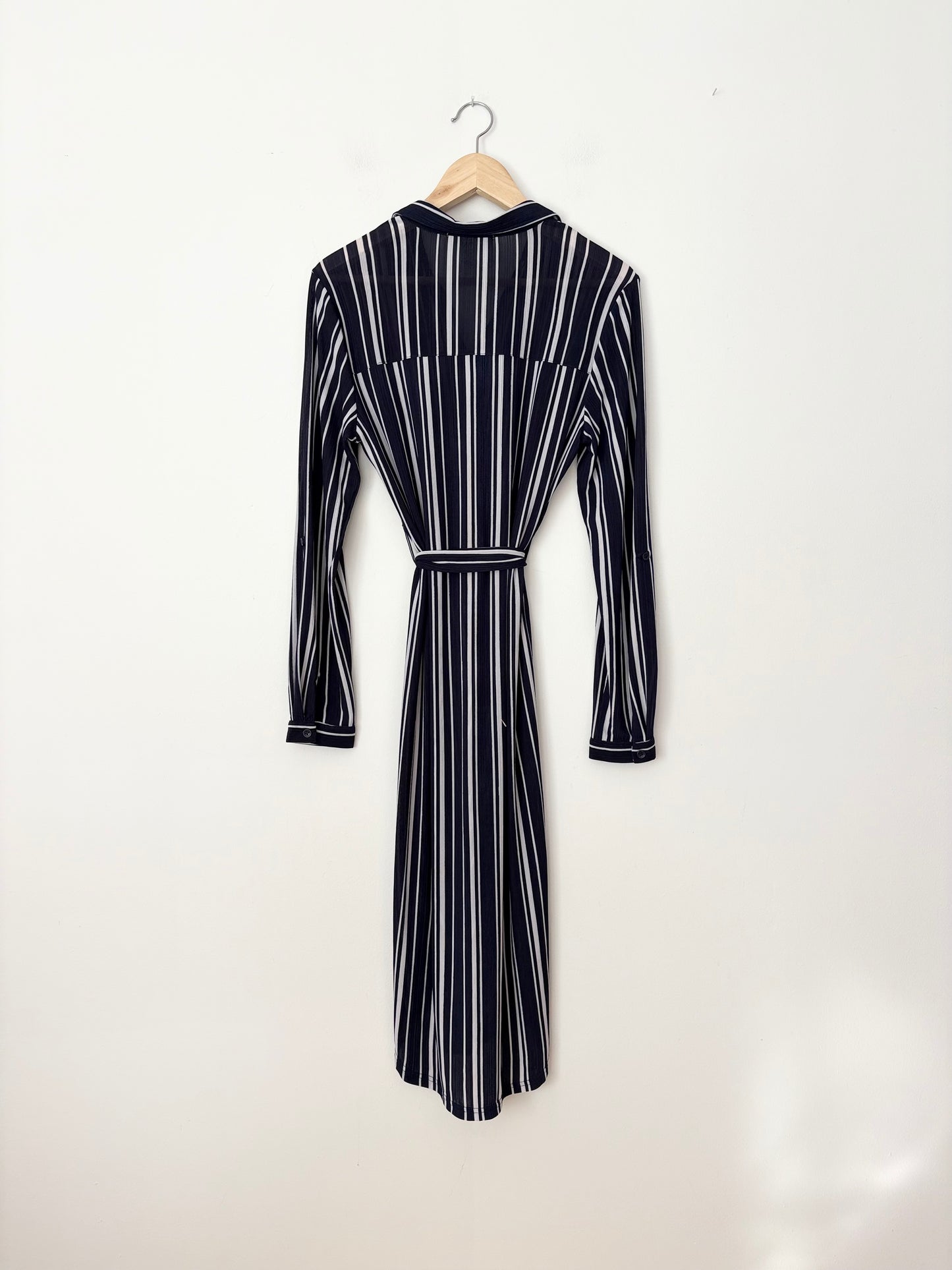 Onze Montreal striped belted dress Small