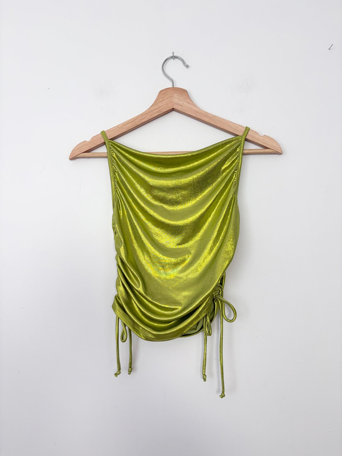 Urban Renewal shimmer ruched top small