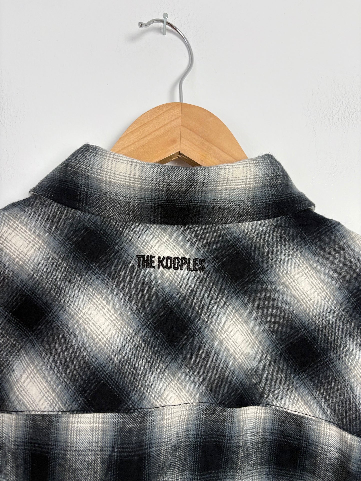 The kooples flannel plaid overshirt L/XL