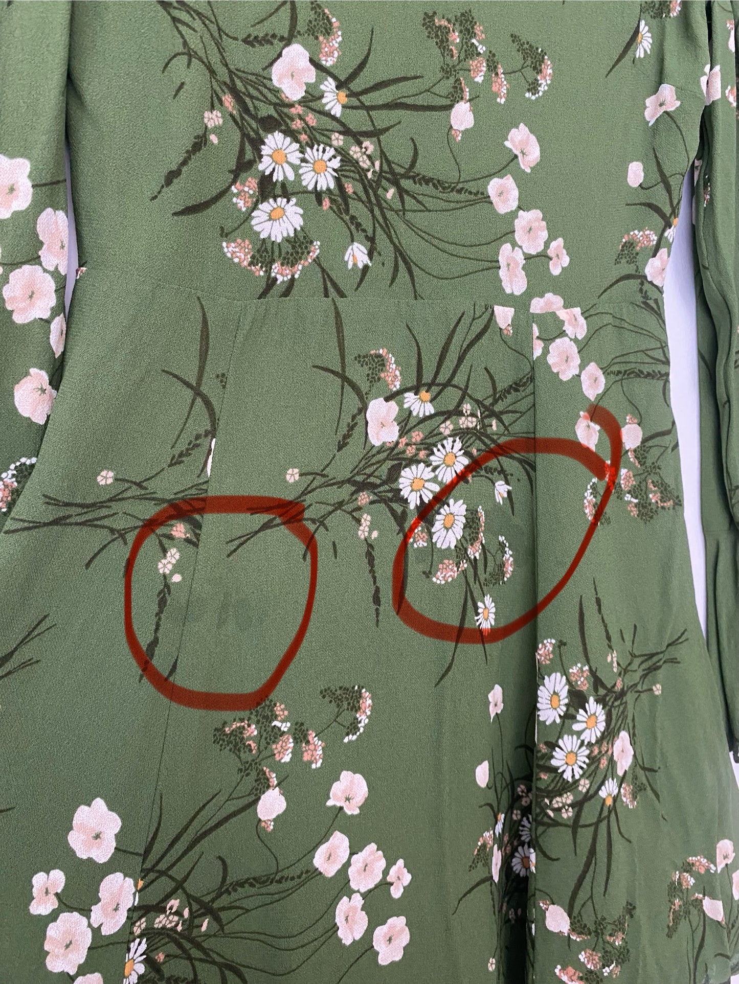 Reformation Persis floral mini dress Medium