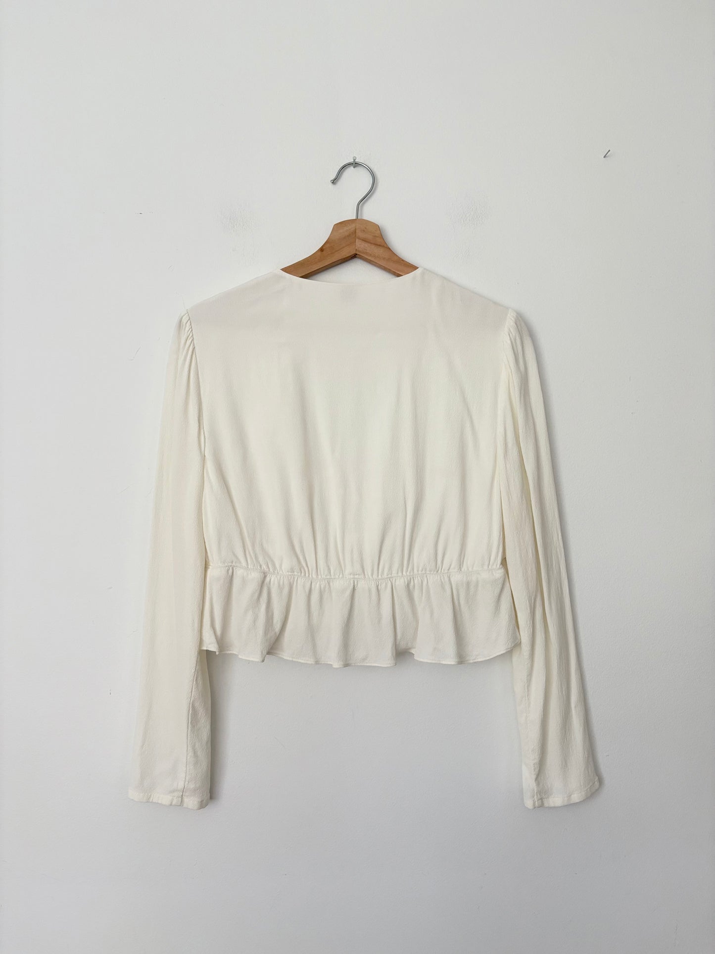 Sunday Best Kimberly tie-front blouse Medium