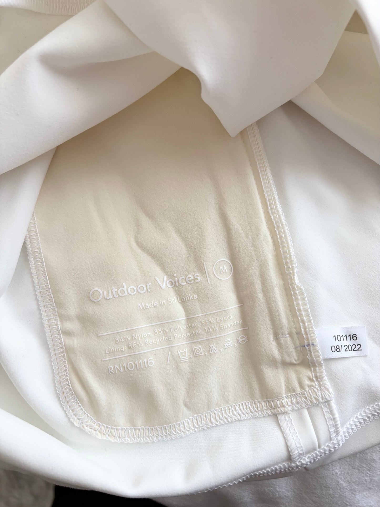 Outdoor Voices frostknit quarterzip pullover Medium