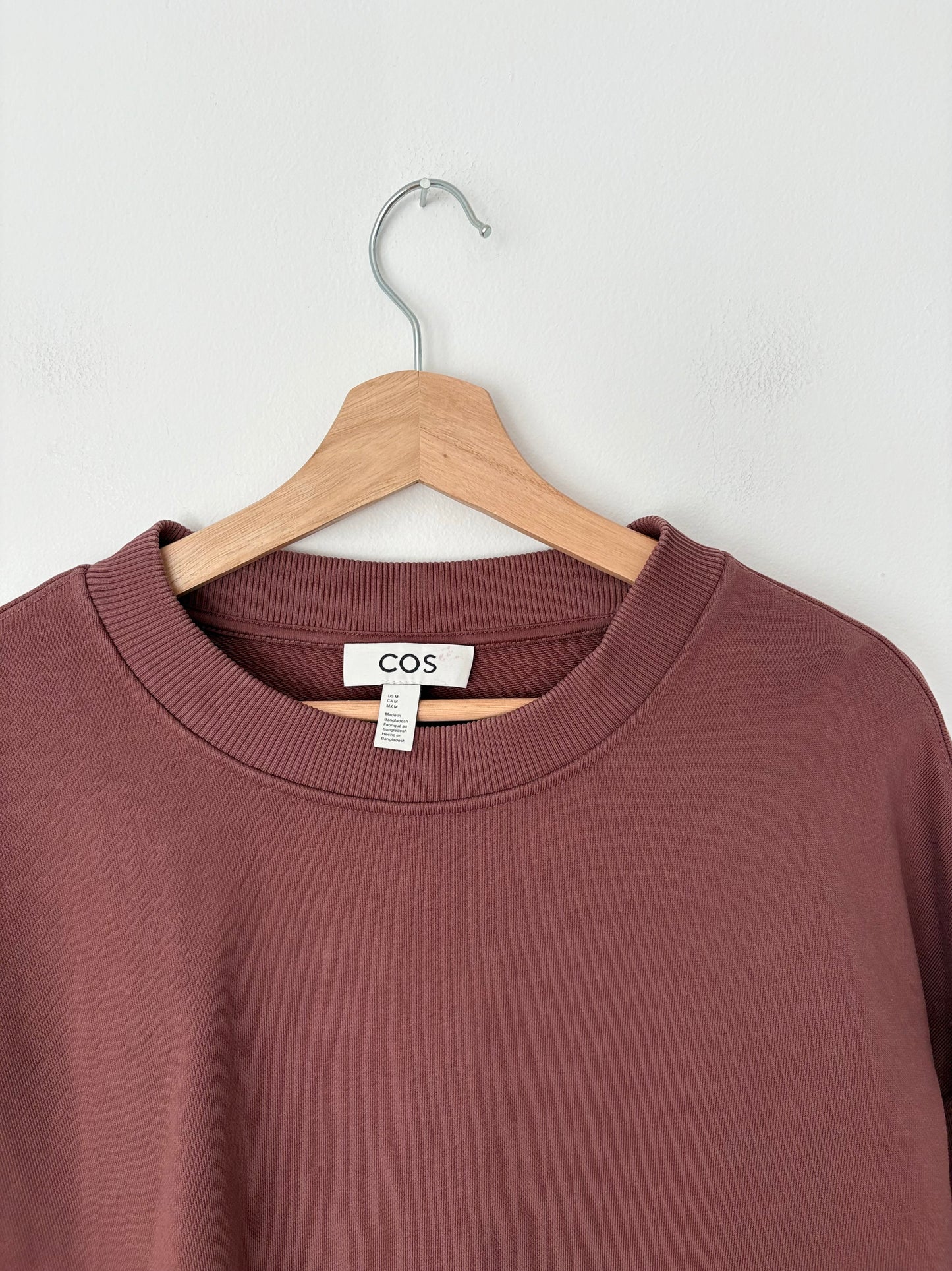 COS classic crewneck sweatshirt Medium