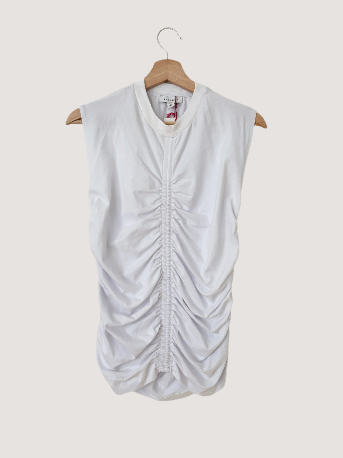 Topshop ruched tank top S/M