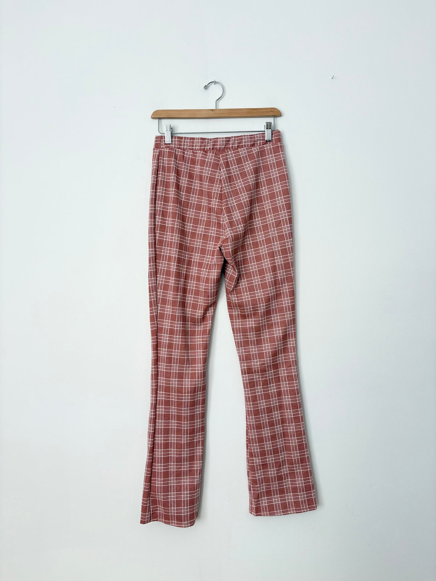 Pantalon à carreaux taille moyennen en tissu recyclé Urban Renewal