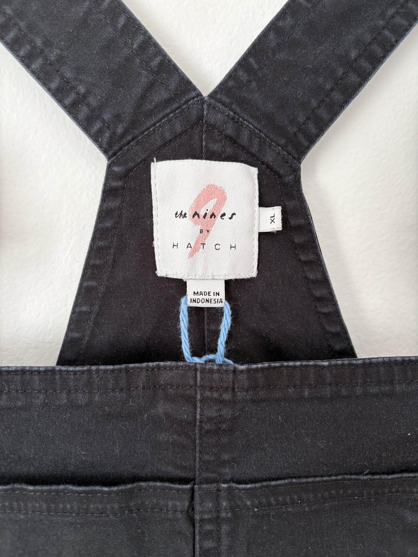 The Nines by Hatch twill maternity overalls XL