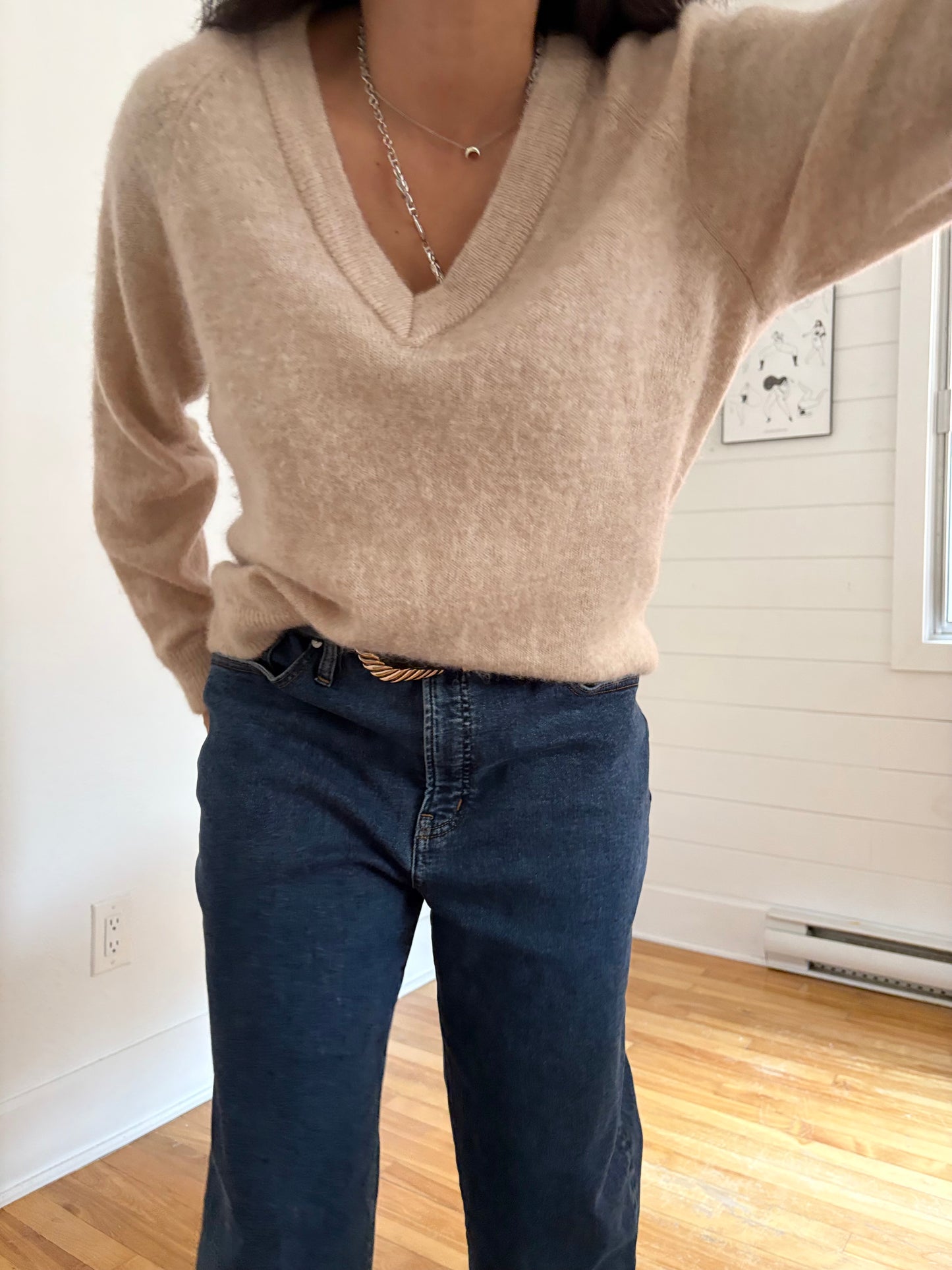 Selected Femme wool blend sweater Large