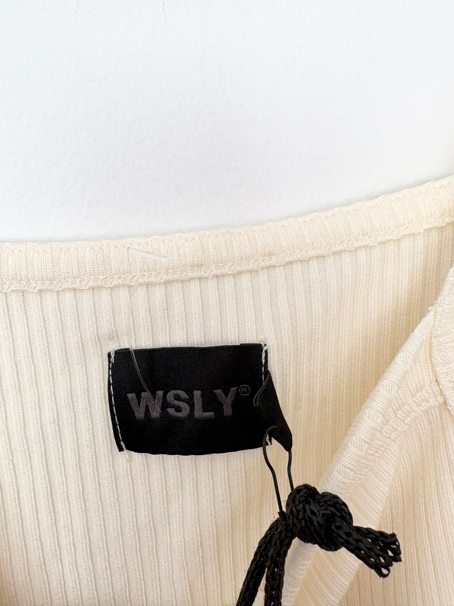 WSLY Bleecker ribbed tank top L/XL