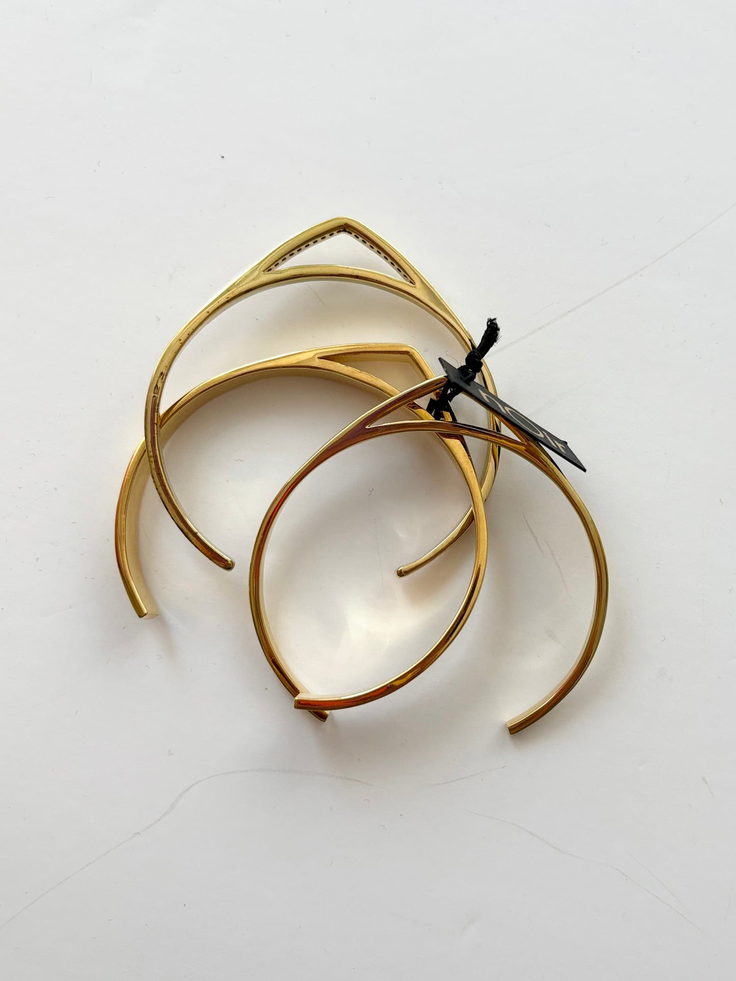 Noir NYC Sandra three cut out bracelet set