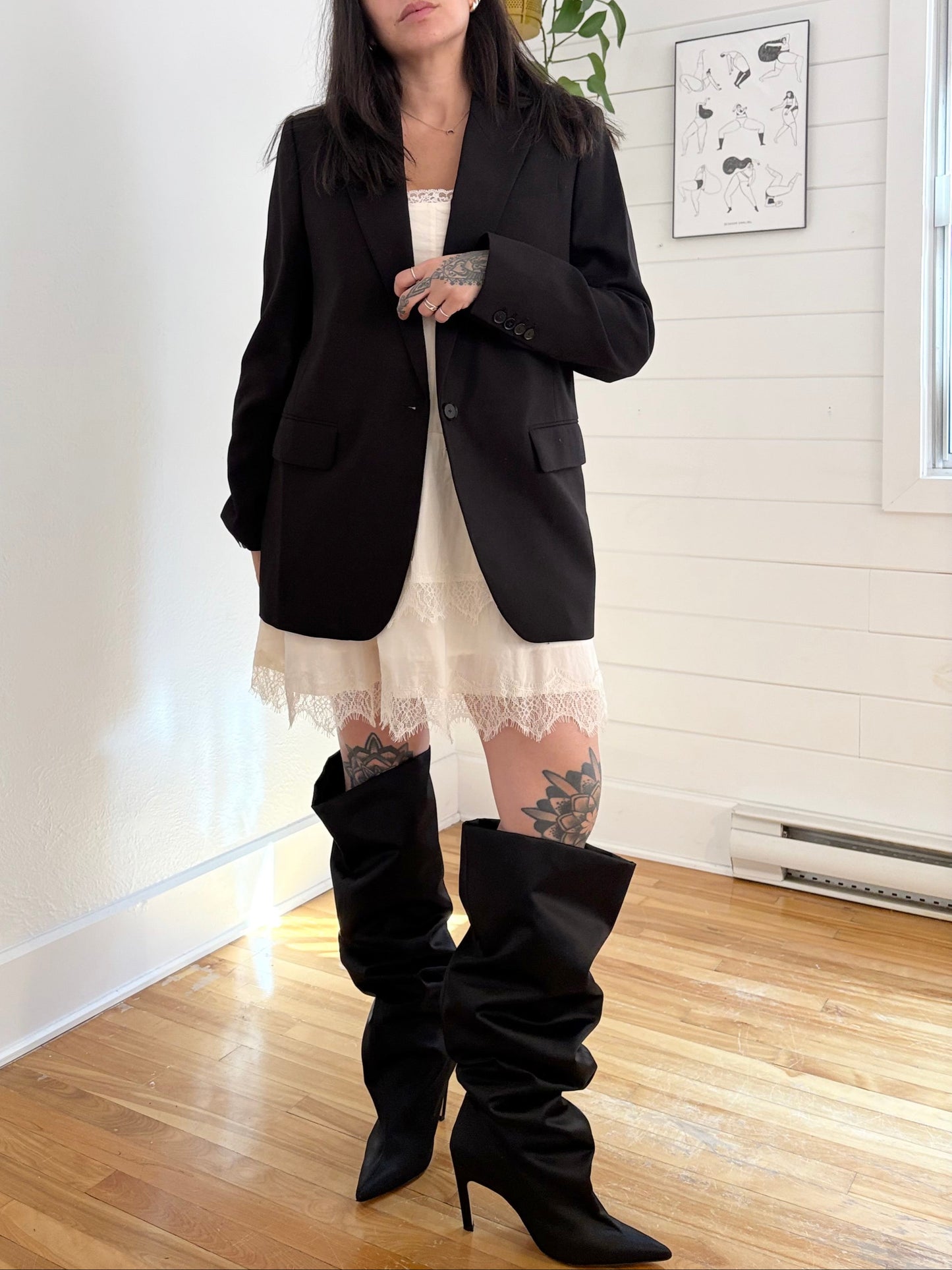 Blazer oversize Zara avec poches Medium
