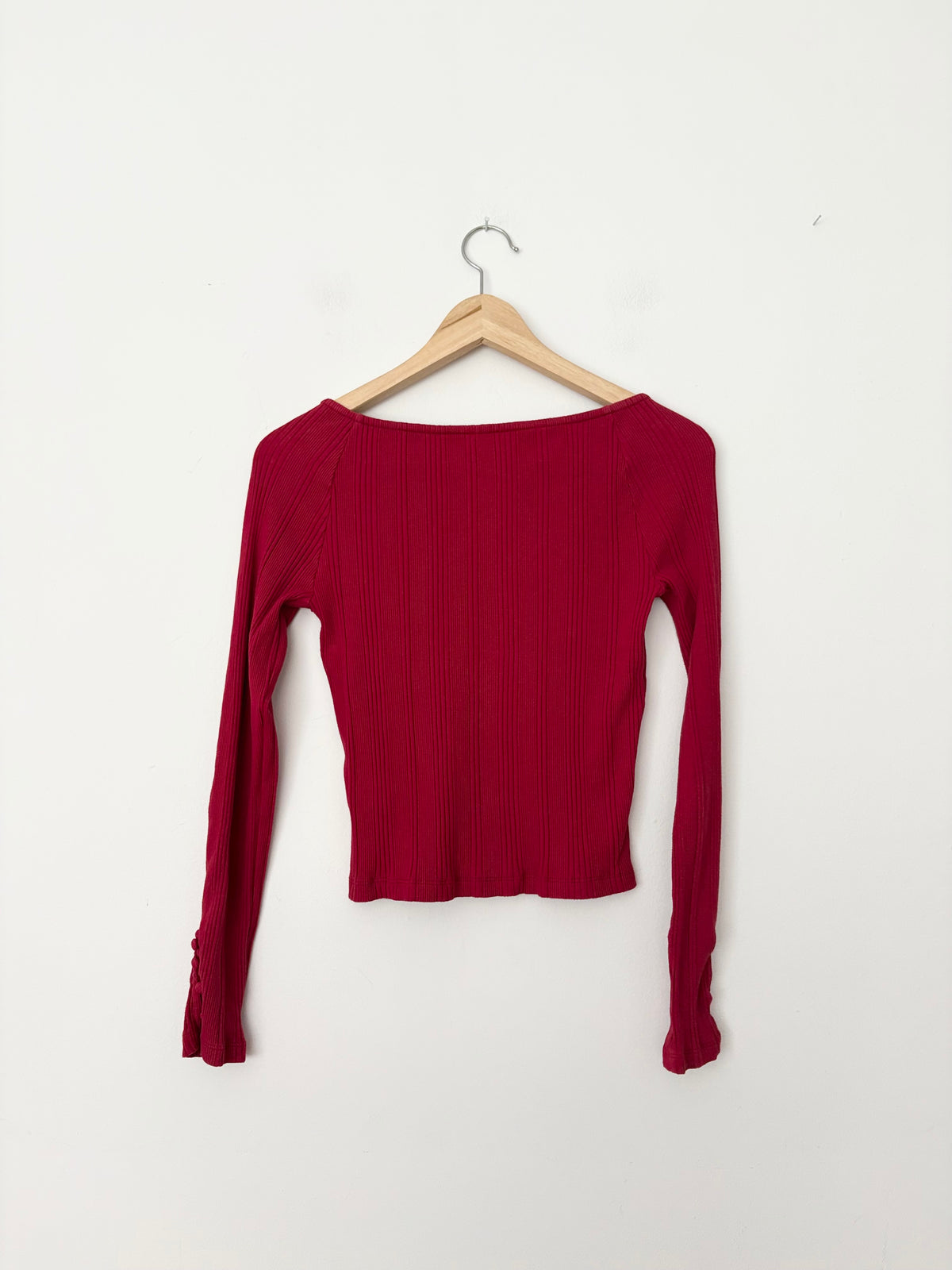 Cardigan court côtelé Anthropologie, taille S