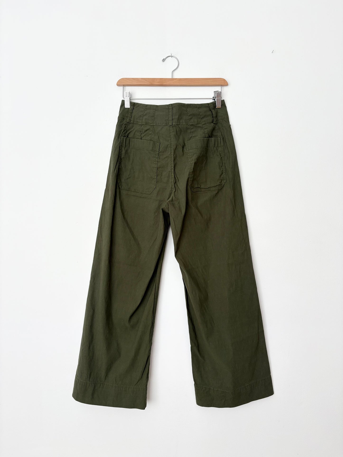Anthropologie Maeve the Colette magic fabric wide leg pants W27