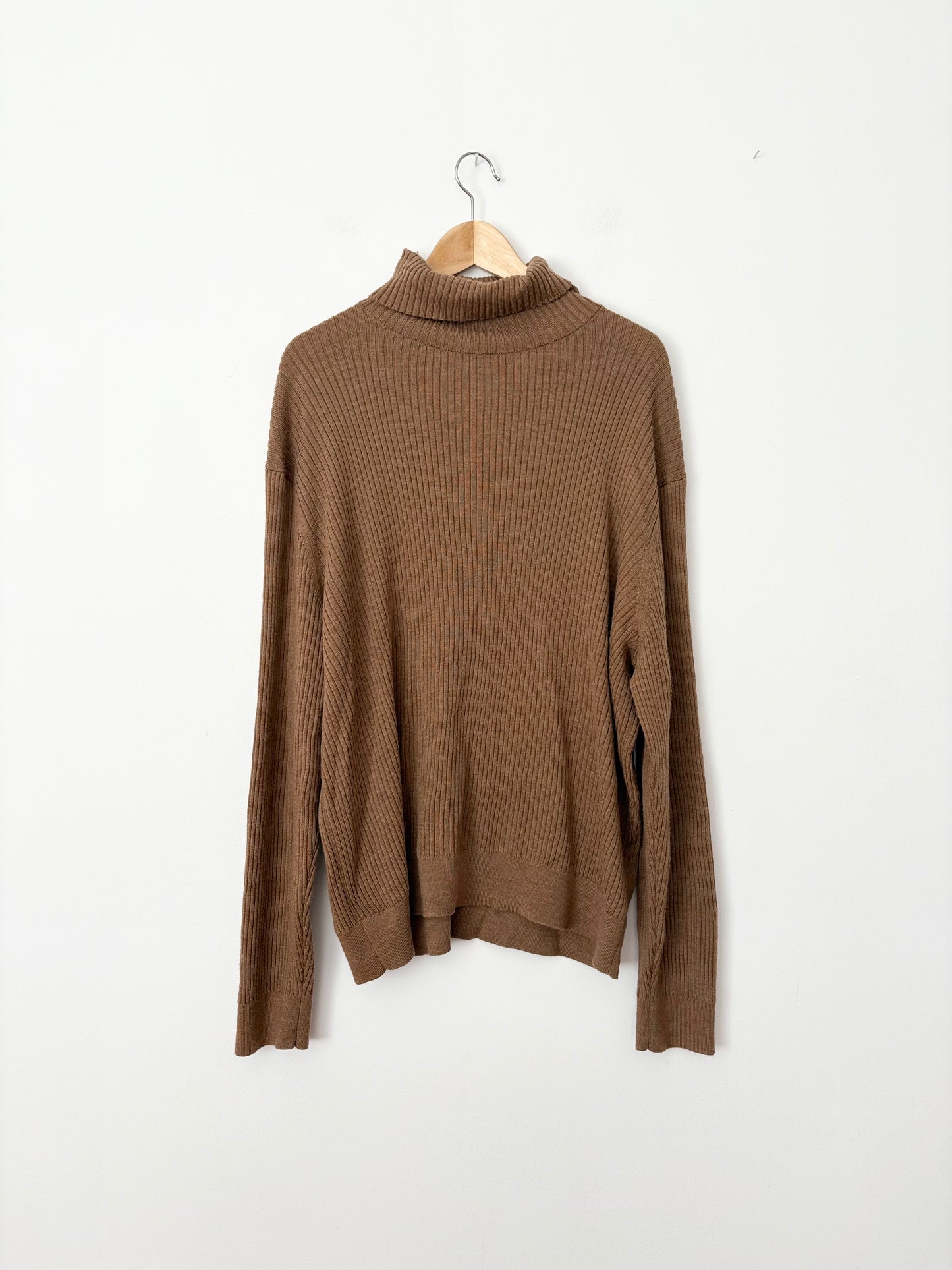 Banana republic salta merino wool ribbed turtleneck XL