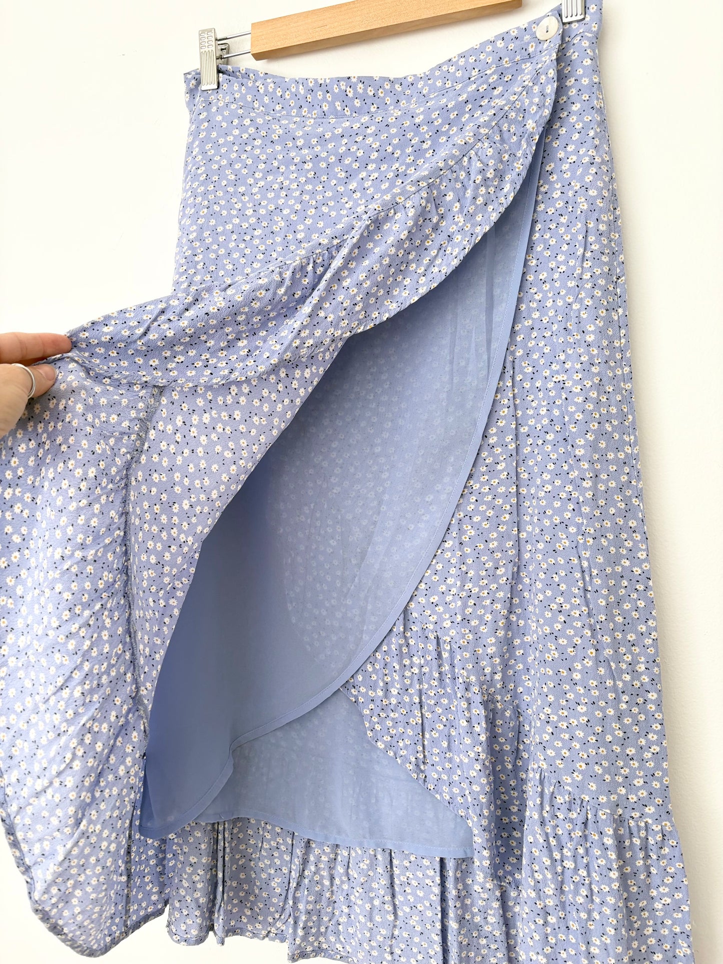 Jupe midi fleurie à volants Rails Nova M/L