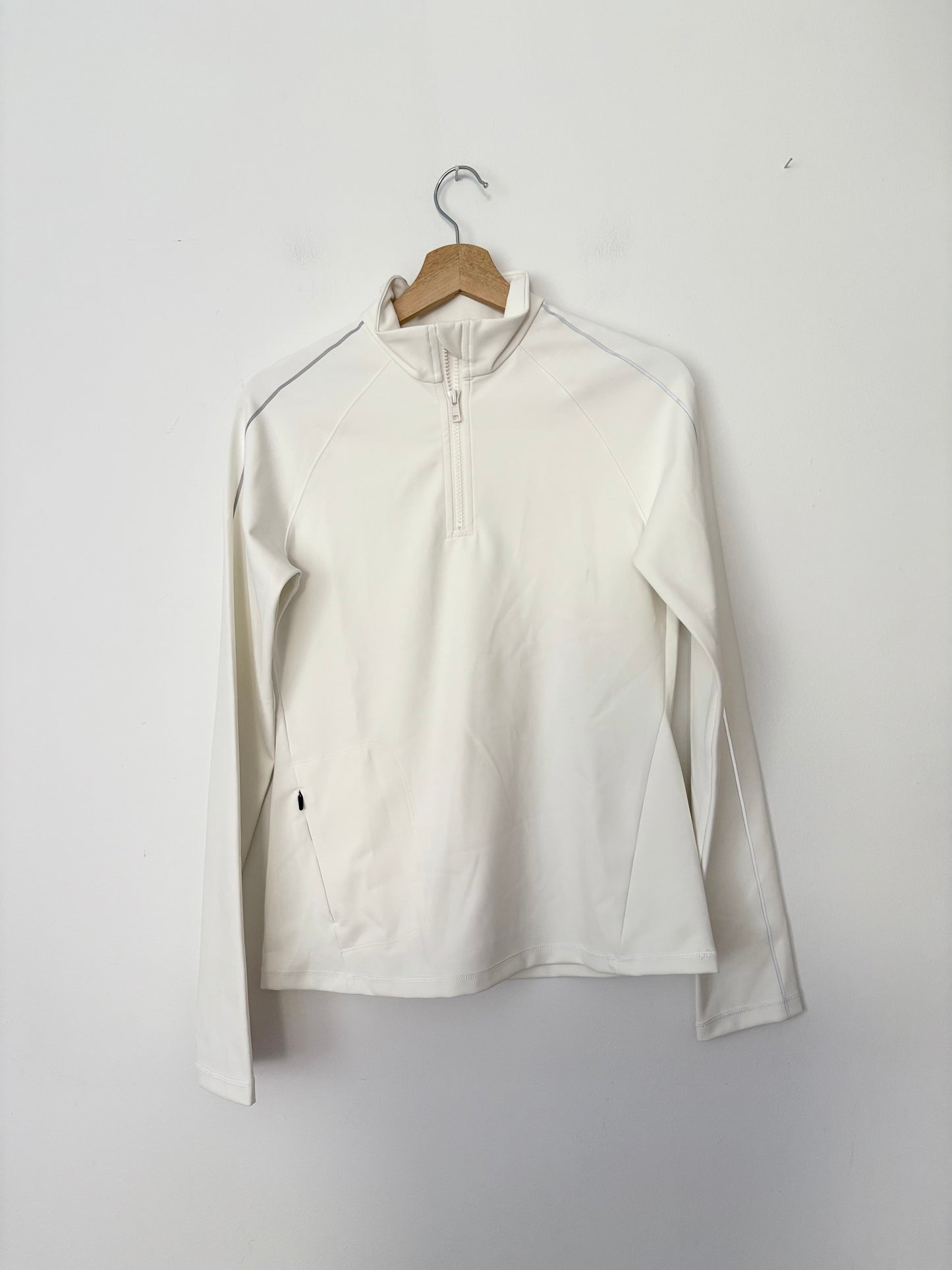 Outdoor Voices frostknit quarterzip pullover Medium