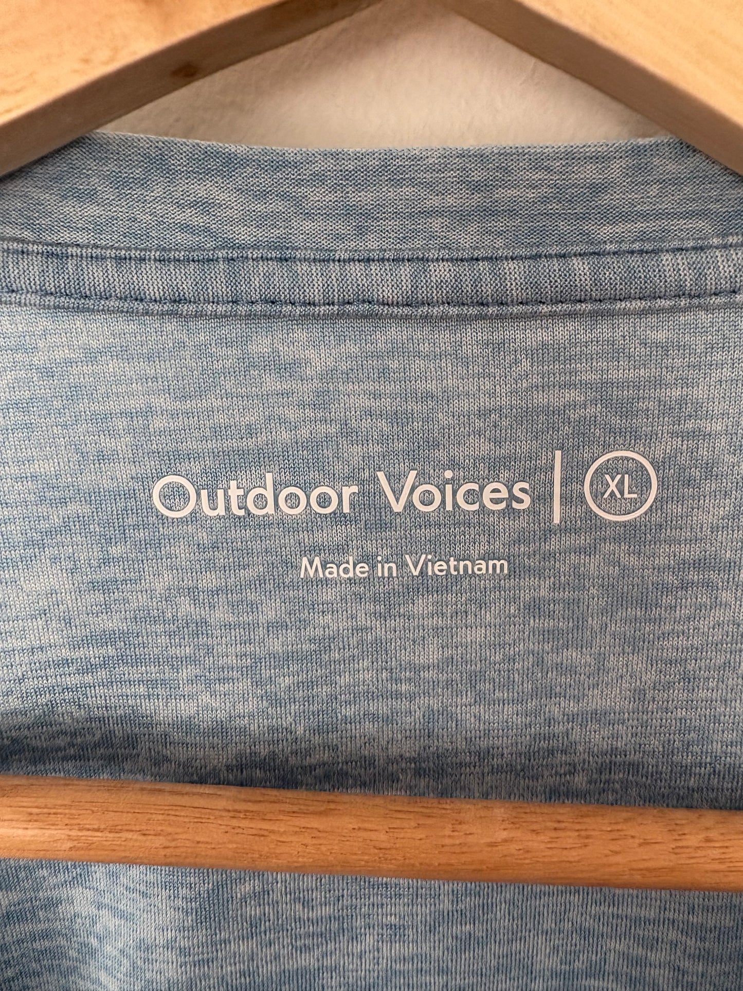 T-shirt à manches longues Outdoor Voices Cloudknit XL