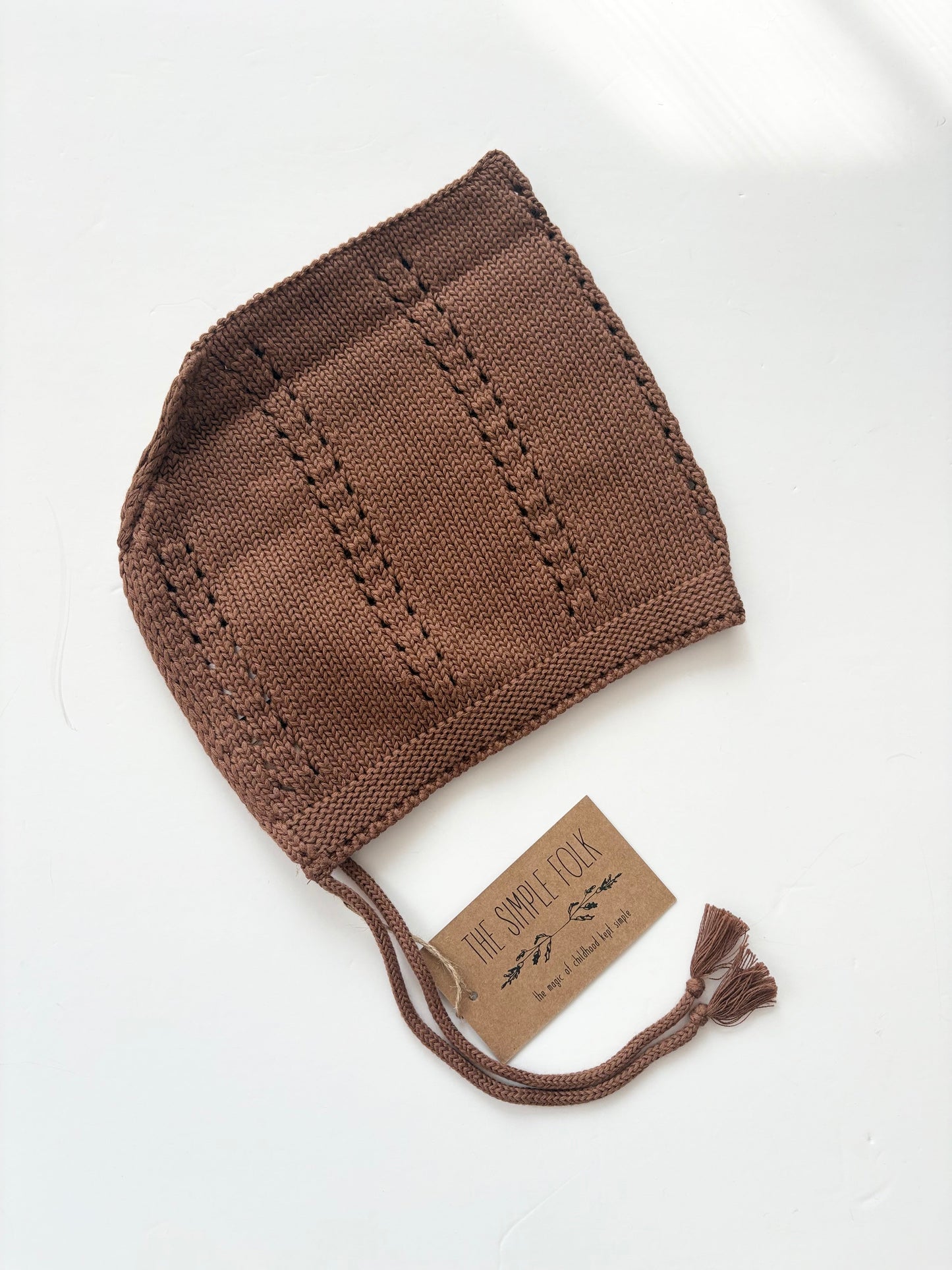 Le chapeau de gnome The simple folk en moka 4/7 ans