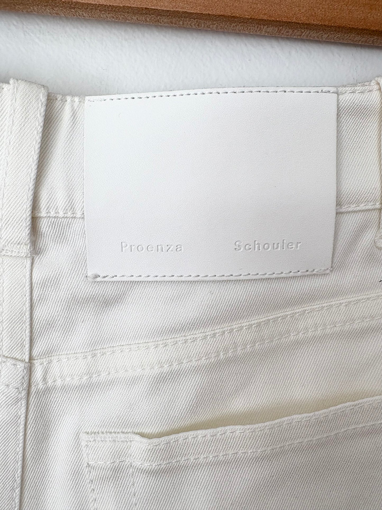 Culotte courte en sergé de coton Proenza Schouler W25/26