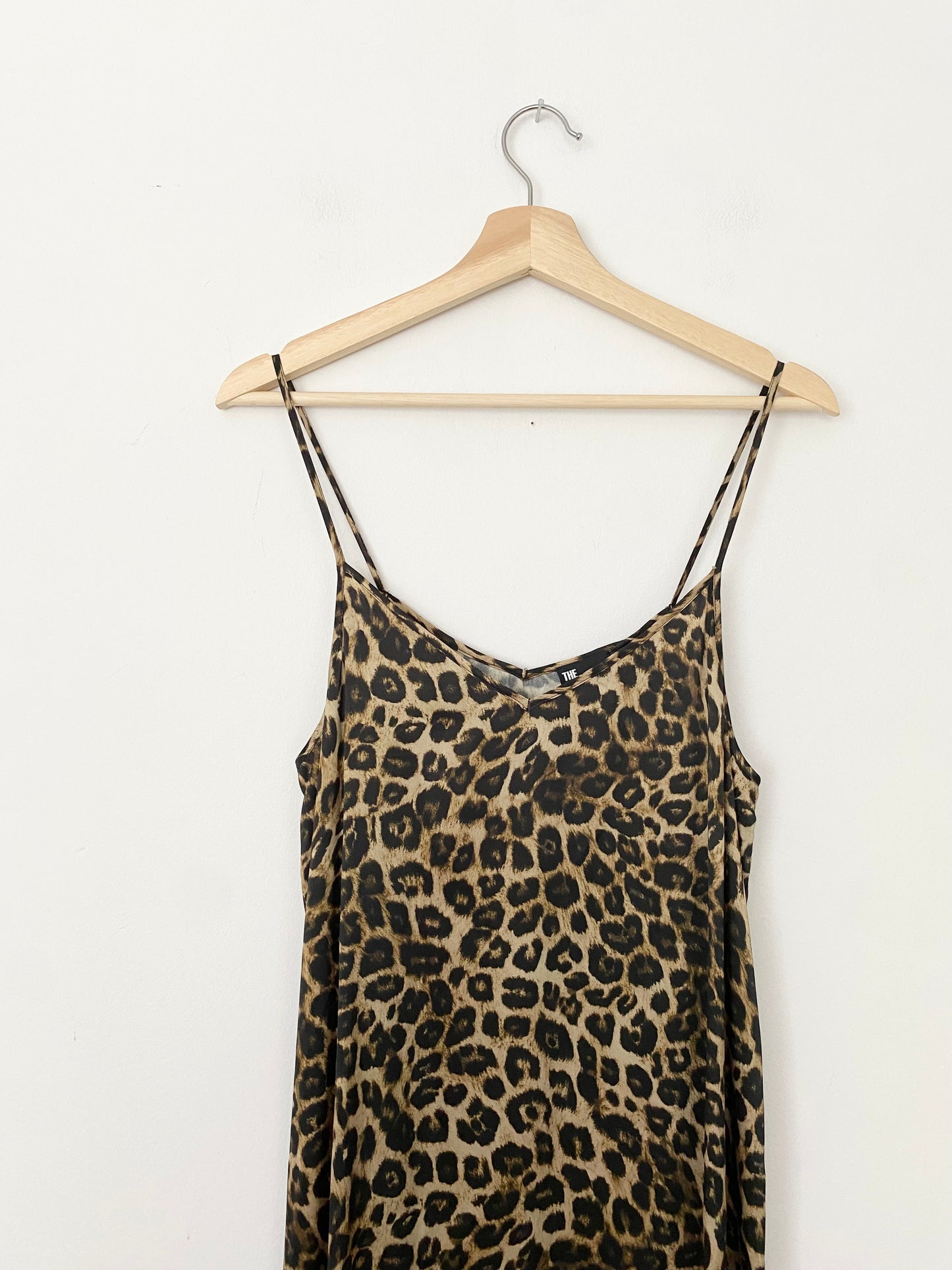 Robe longue léopard en soie The Kooples M/L