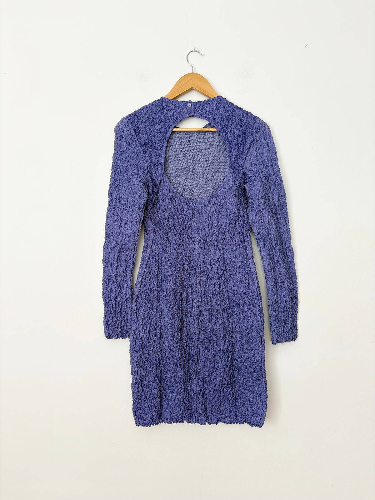 SAMSOE SAMSOE Bianca long sleeve crinkled dress Medium