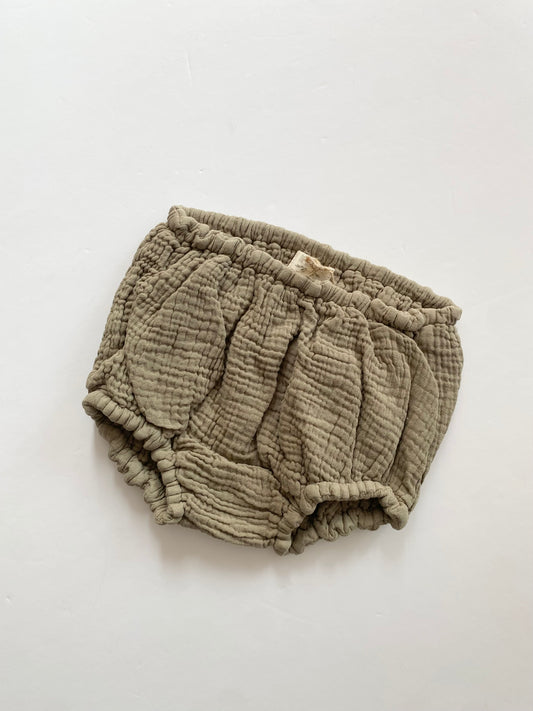The simple folk muslin bloomers sage 3/4Y