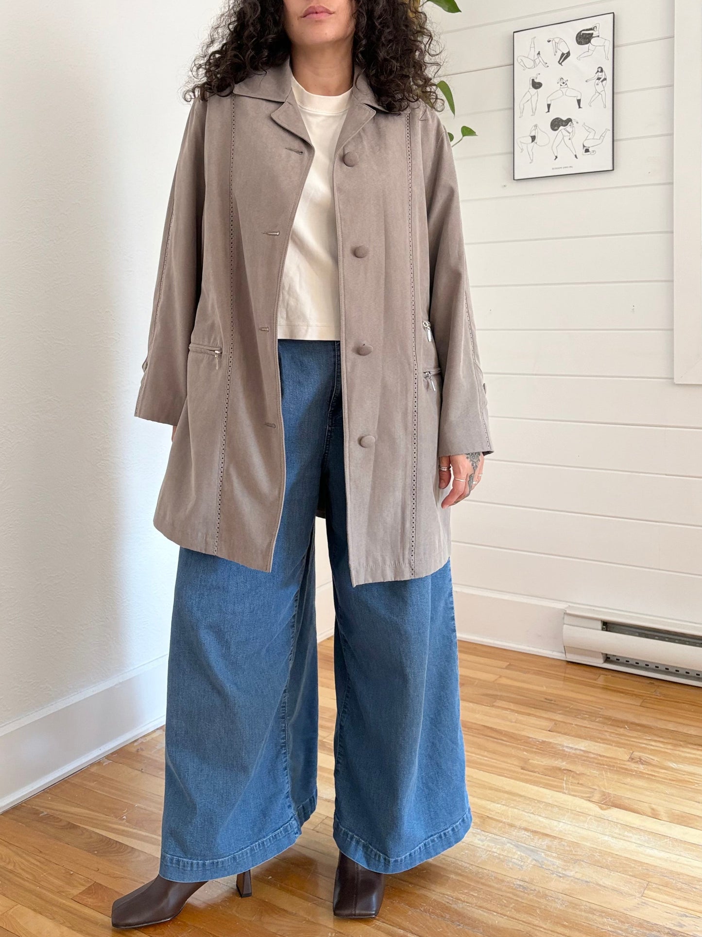 Vintage trench coat M/L