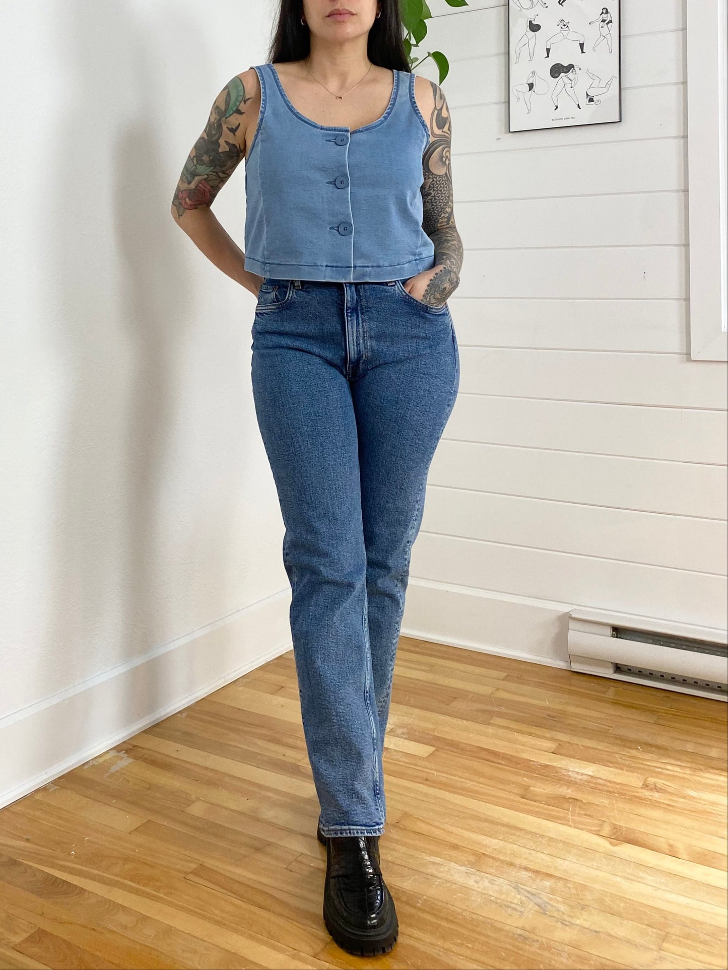 & Other stories straight leg denim W29