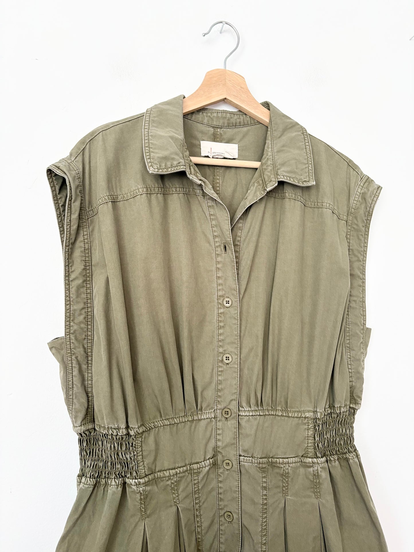 Anthropologie shirthing parachute jumpsuit Large