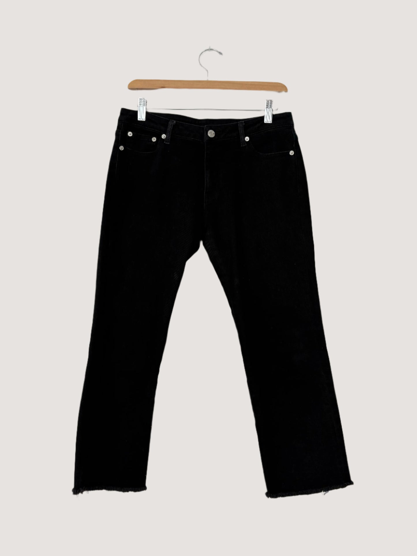 MSGM Logo crop jeans Small