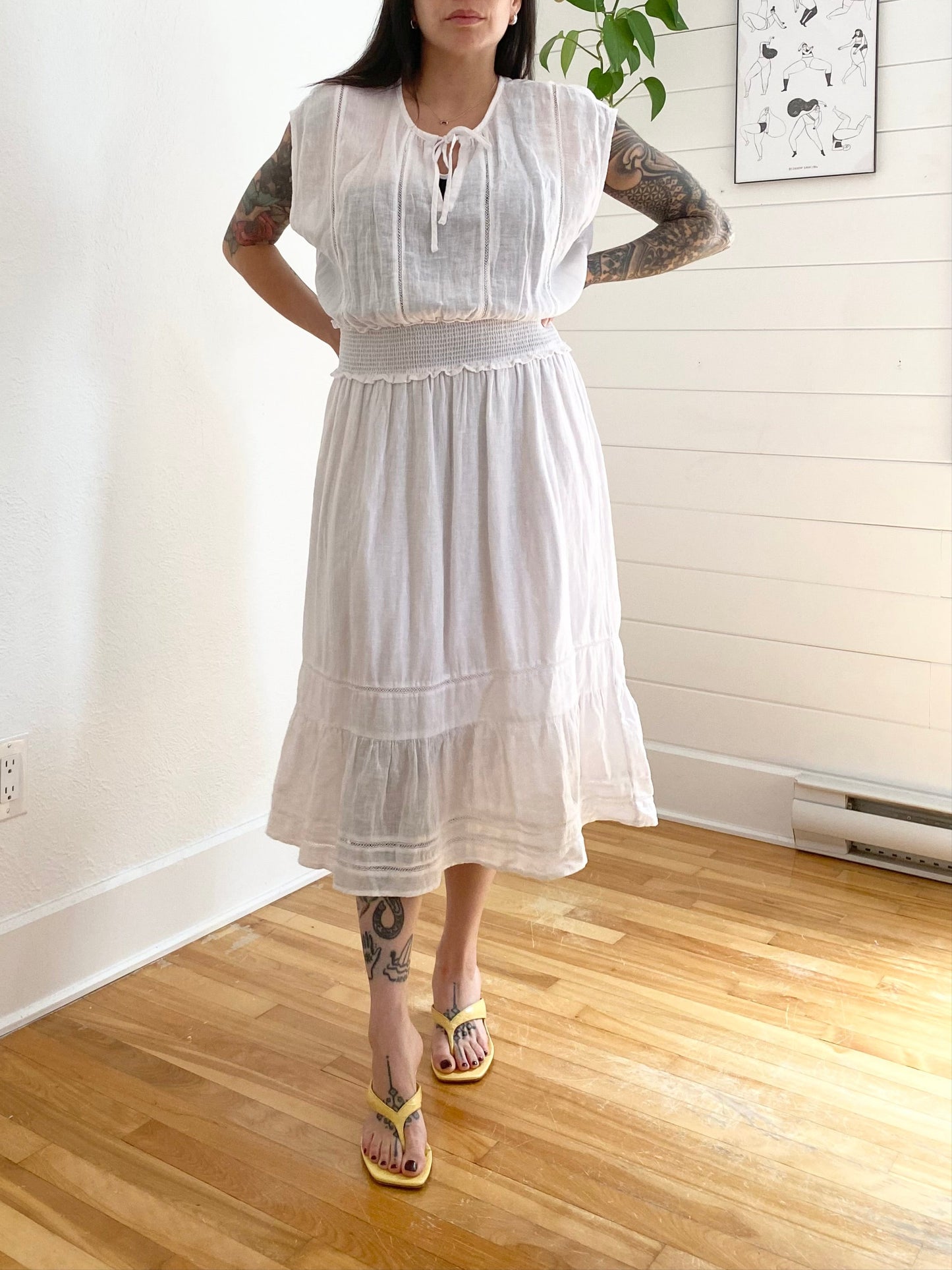 Rails Ashlyn linen blend dress Large