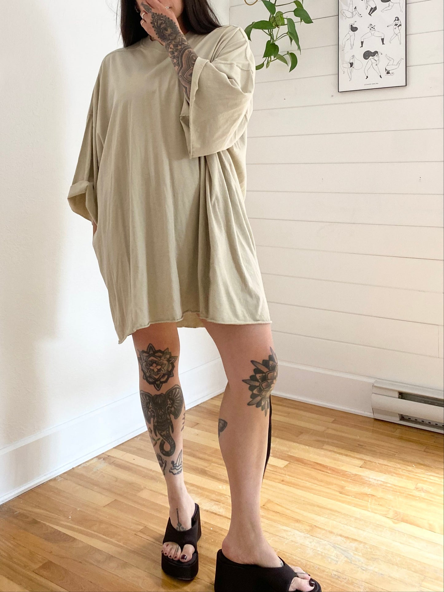 Robe courte Tommy DRKSHDW de Rick Owens, modèle d'origine