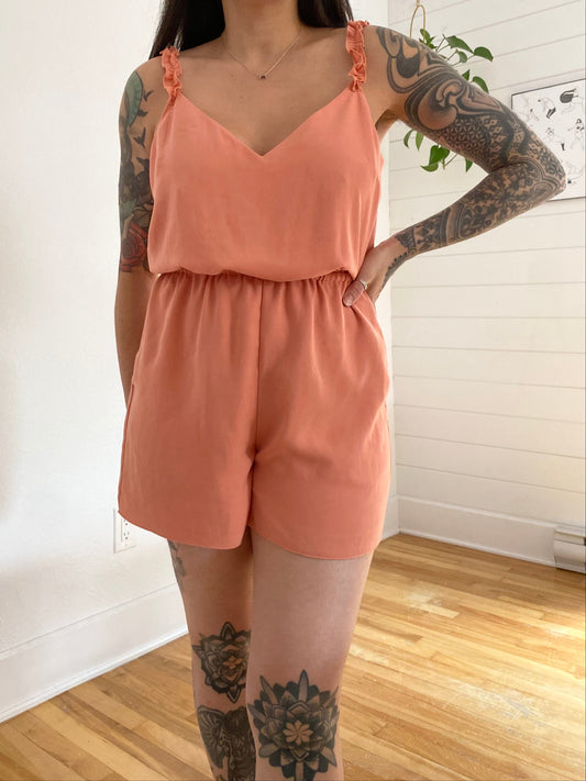 Combinaison à bretelles volantées Wilfred Melodie Medium