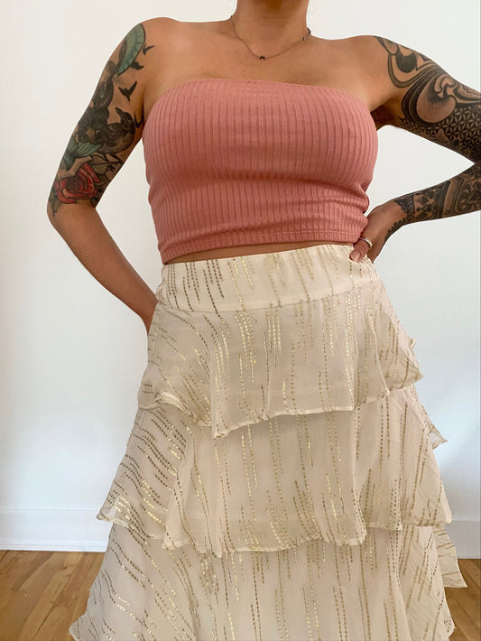 SHORE rib tube top Medium