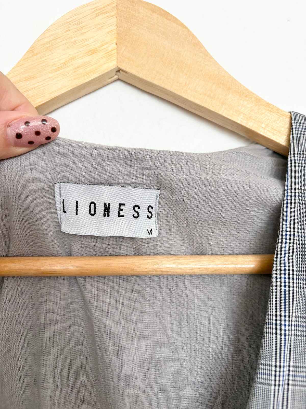 Lioness Amalfi plaid dress Medium