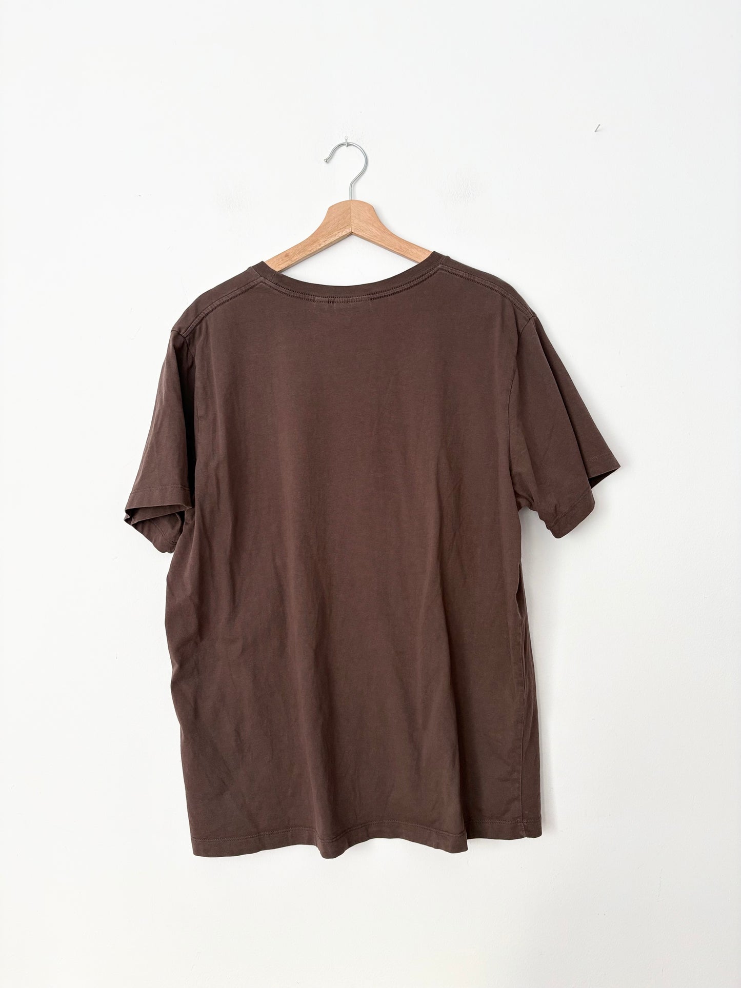 Frank & Oak classic brown tee XL