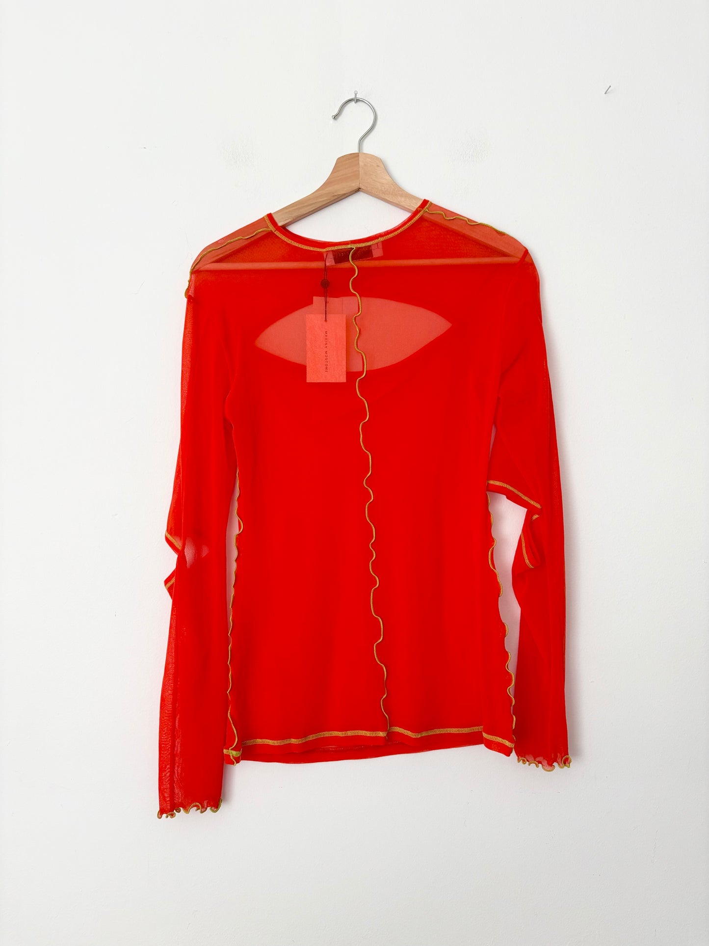 Marina Moscone layered long sleeve top M/L