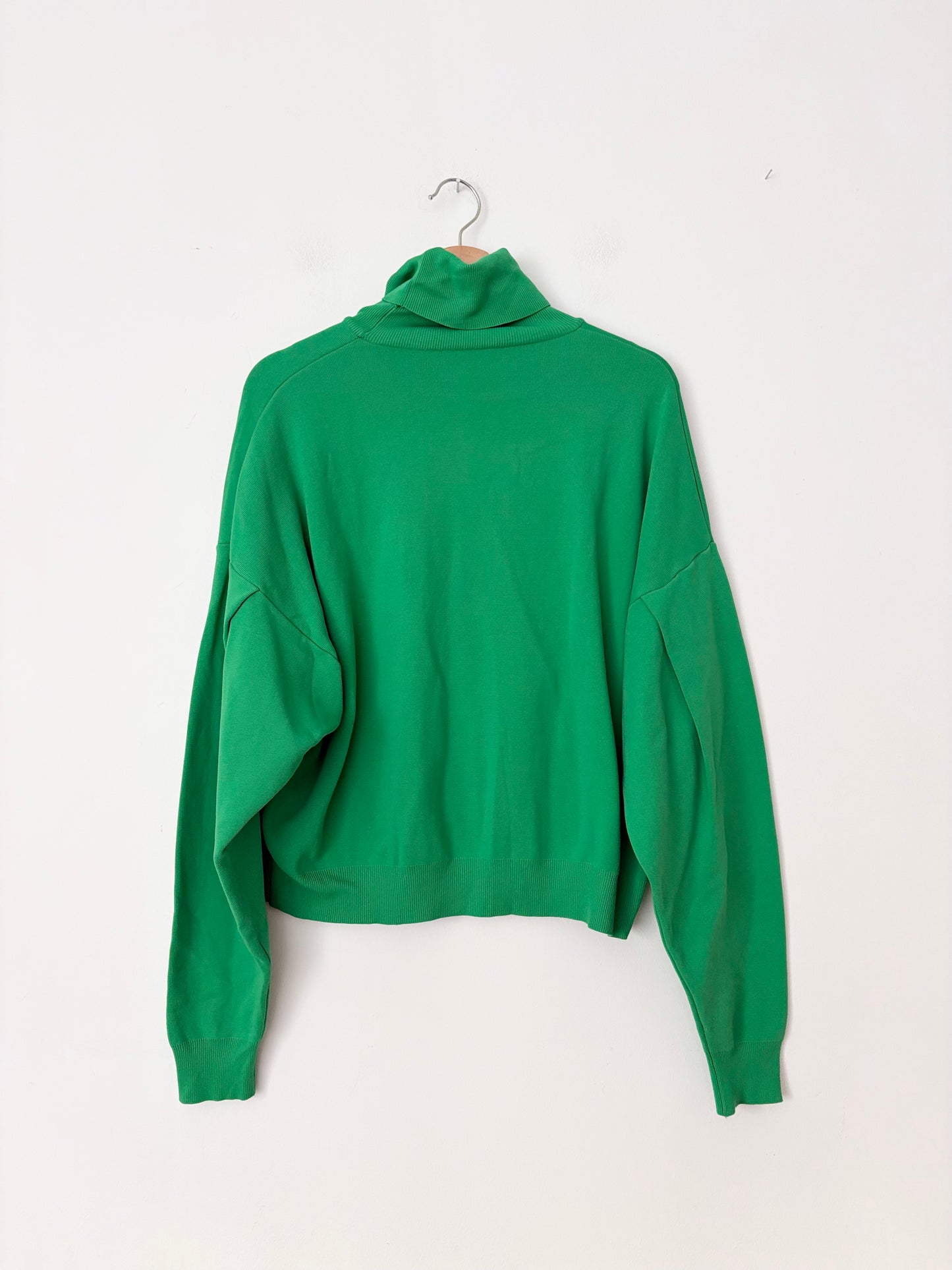 Zara oversized kelly green sweater M/L