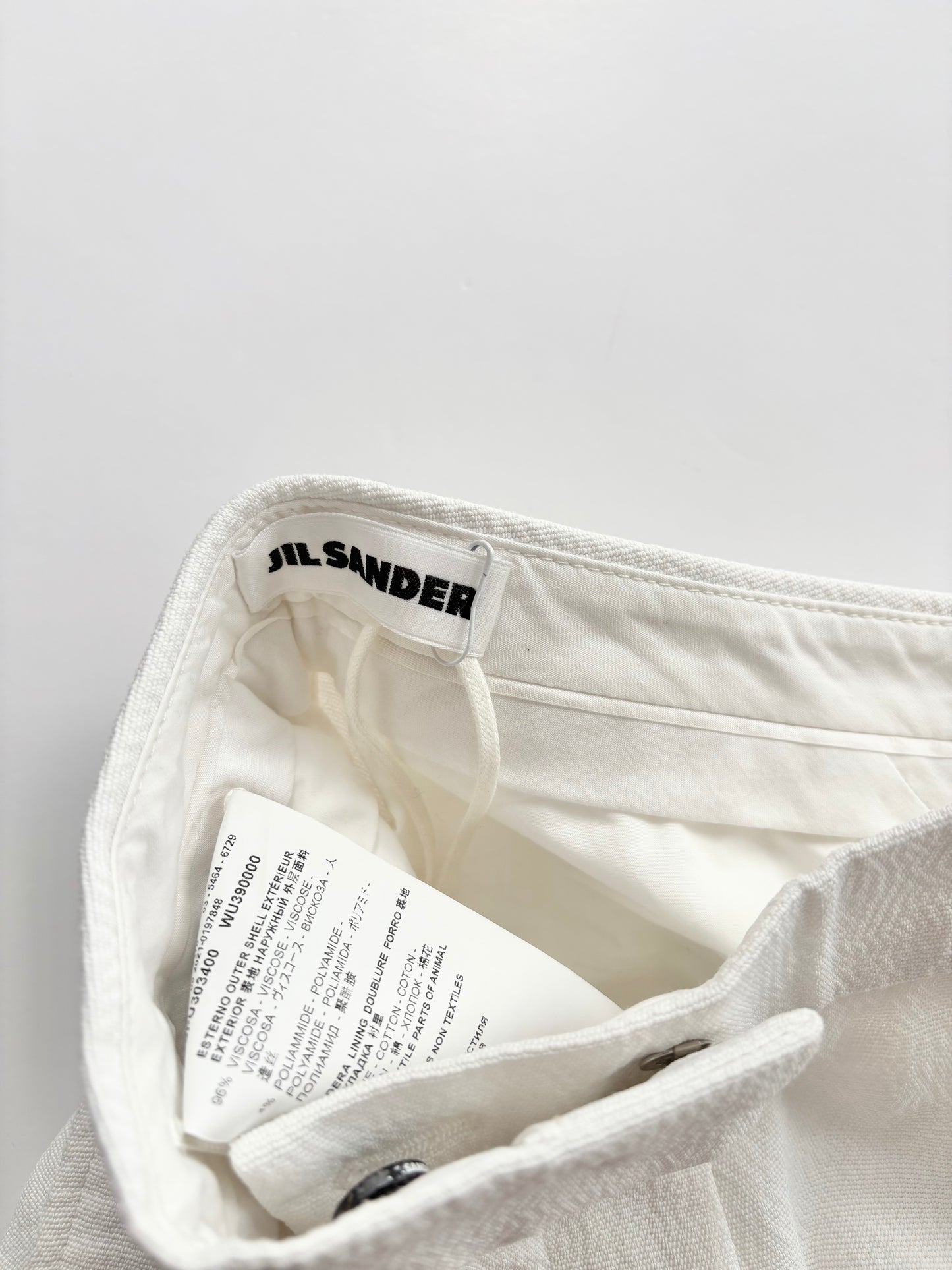 Jil Sander crop wide leg trousers S/M