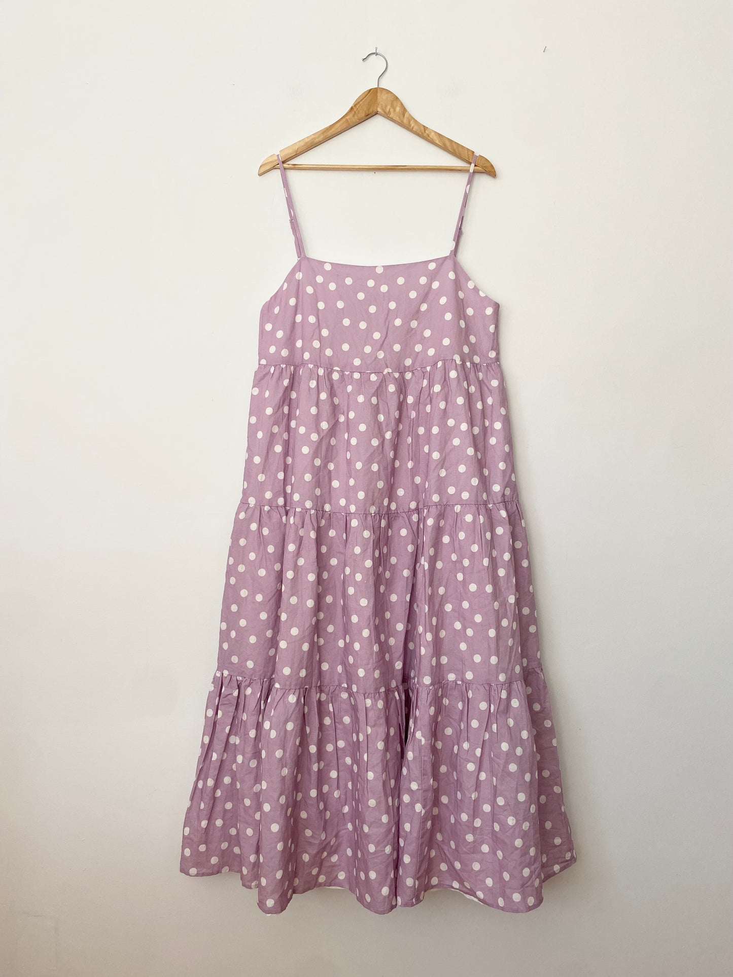 Charlie Holiday Isabella linen blend Maxi dress M/L