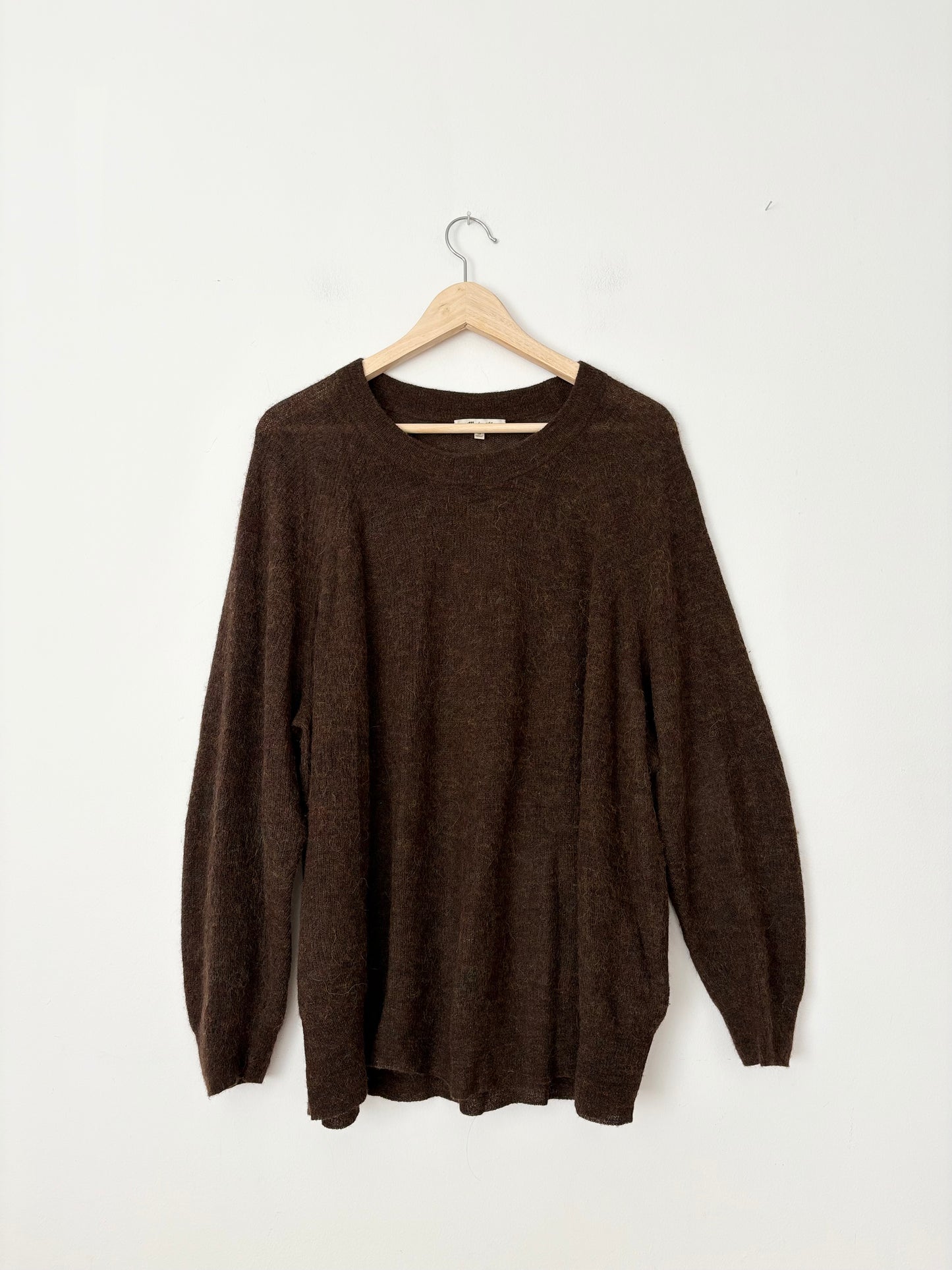 Madewell Elliston alpaca blend crop pullover 1XL