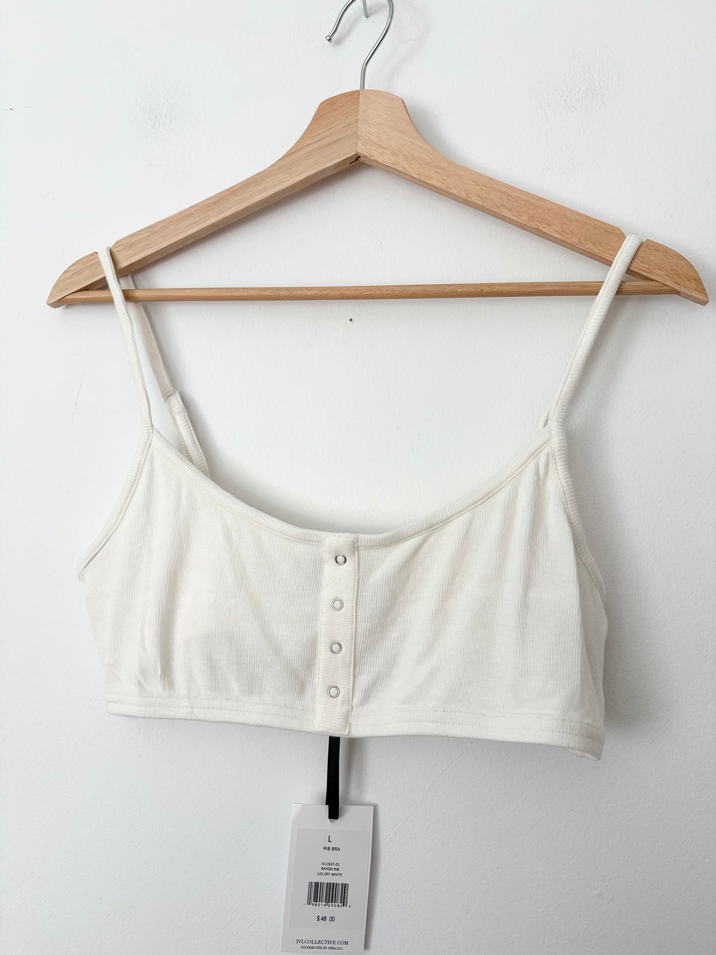 IVL Collective rib bralette Large