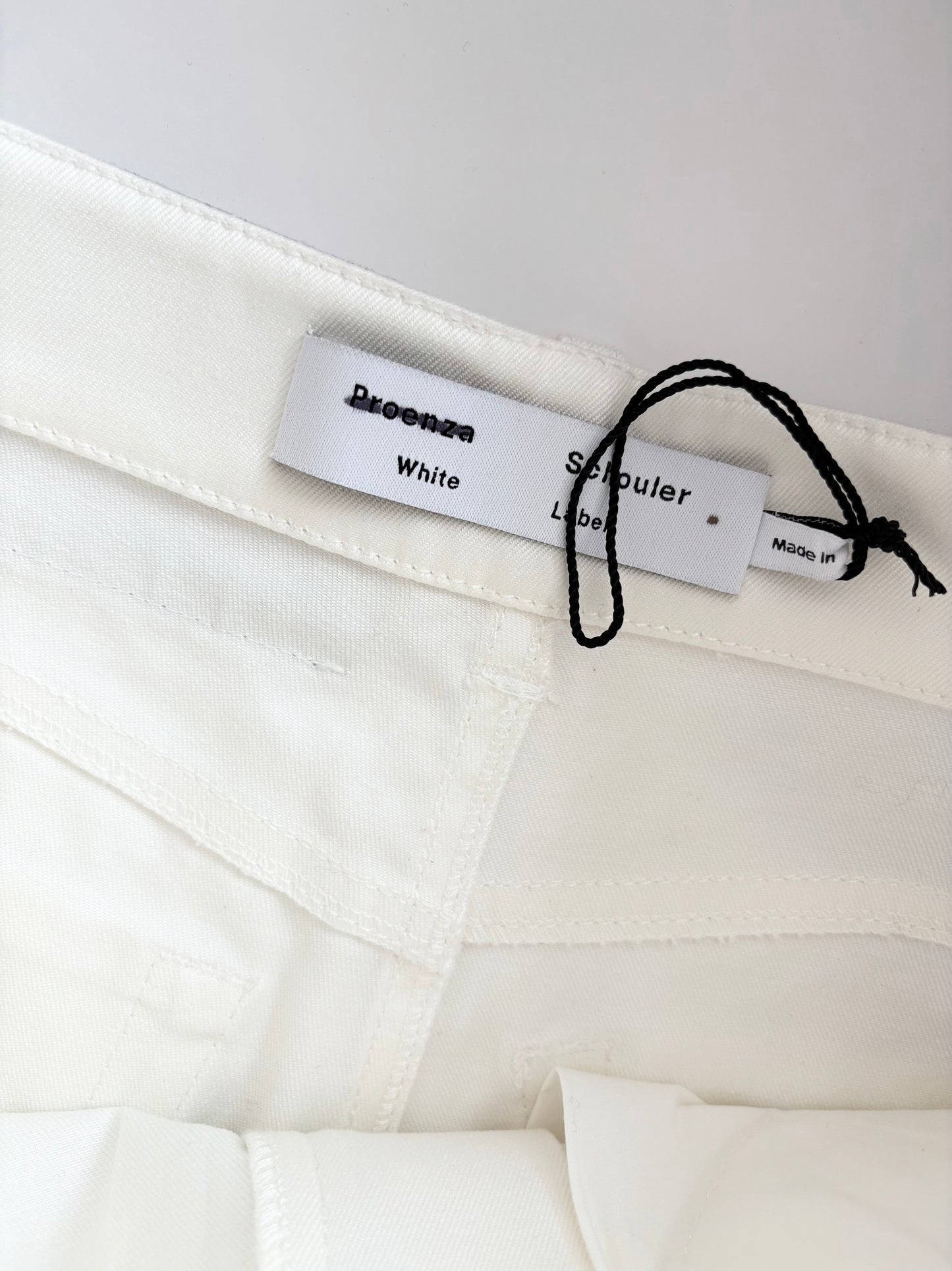 Culotte courte en sergé de coton Proenza Schouler W25/26