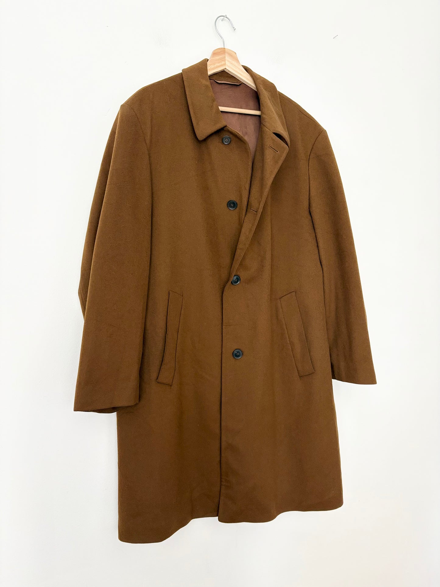 Vintage Odermark by Ogilvy wool trench coat L/XL