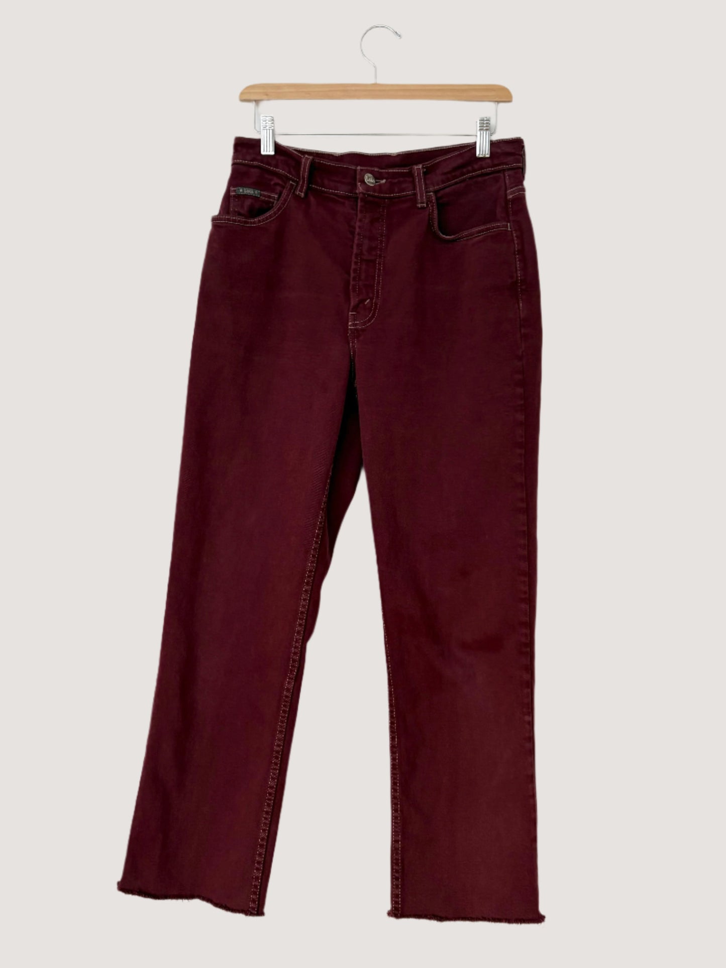 Vintage Lois burgundy jeans W29