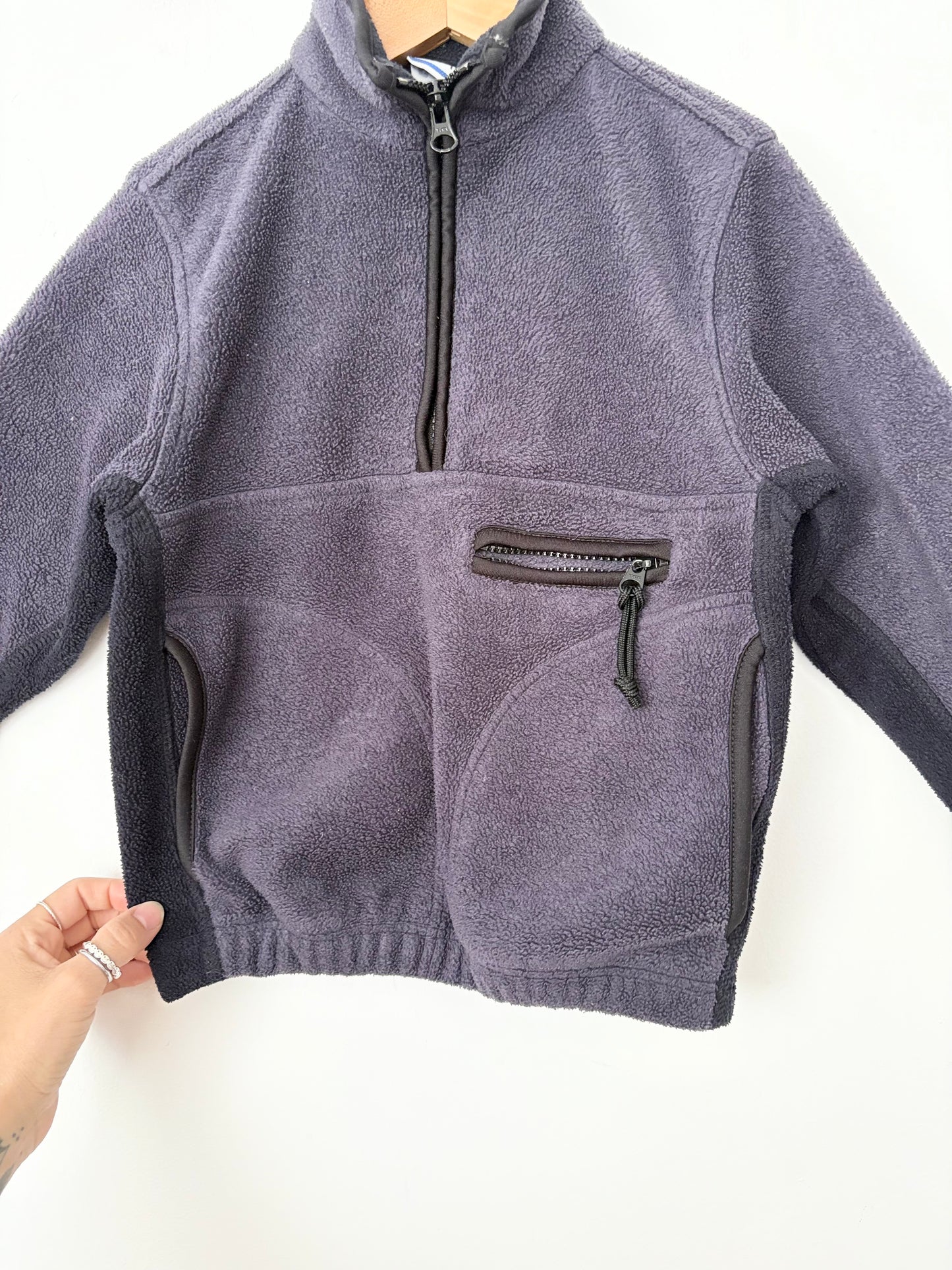 vintage fleece 1/4 zip jacket 4Y
