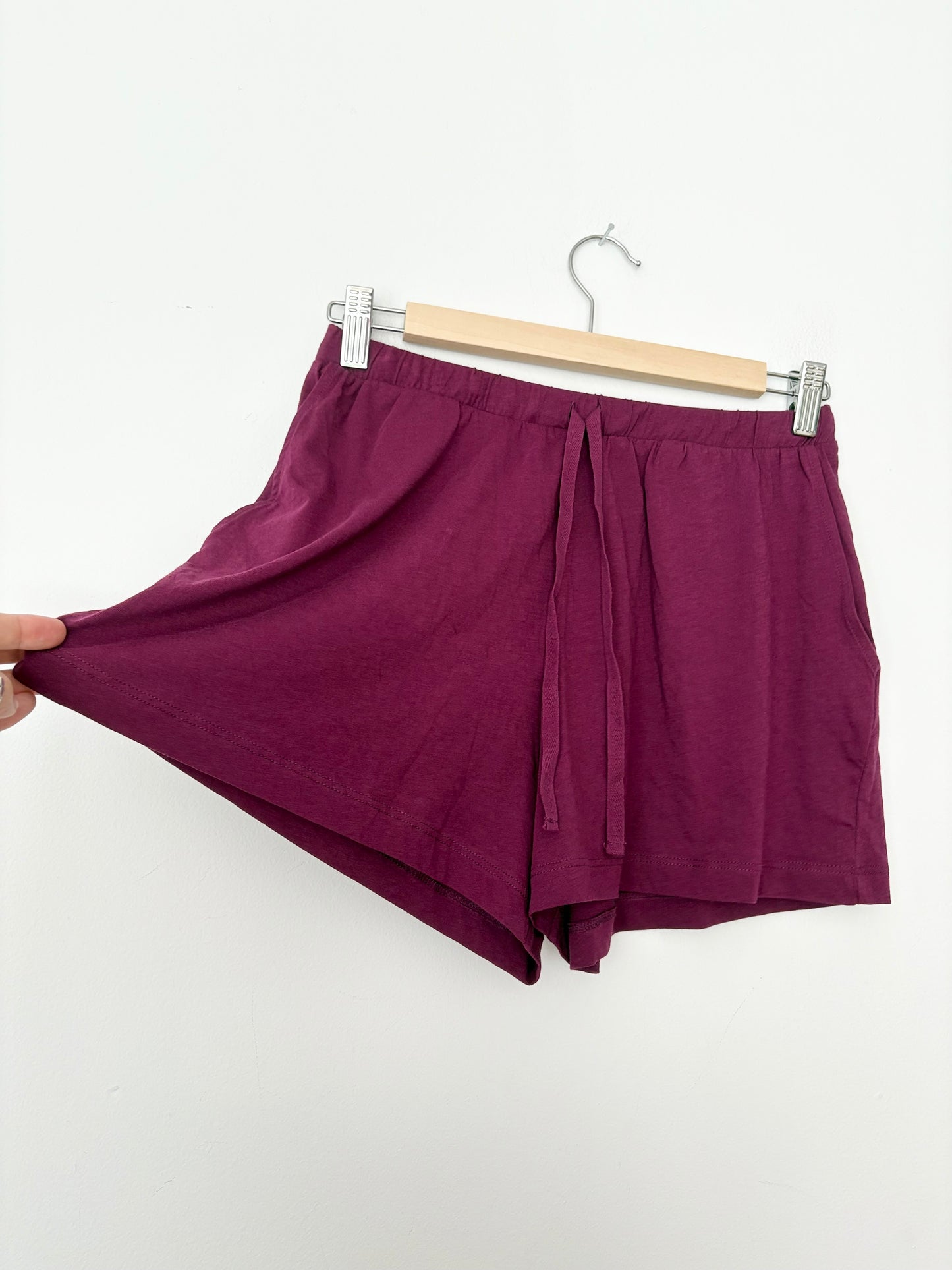 SKIN wild orchid lounge shorts Small