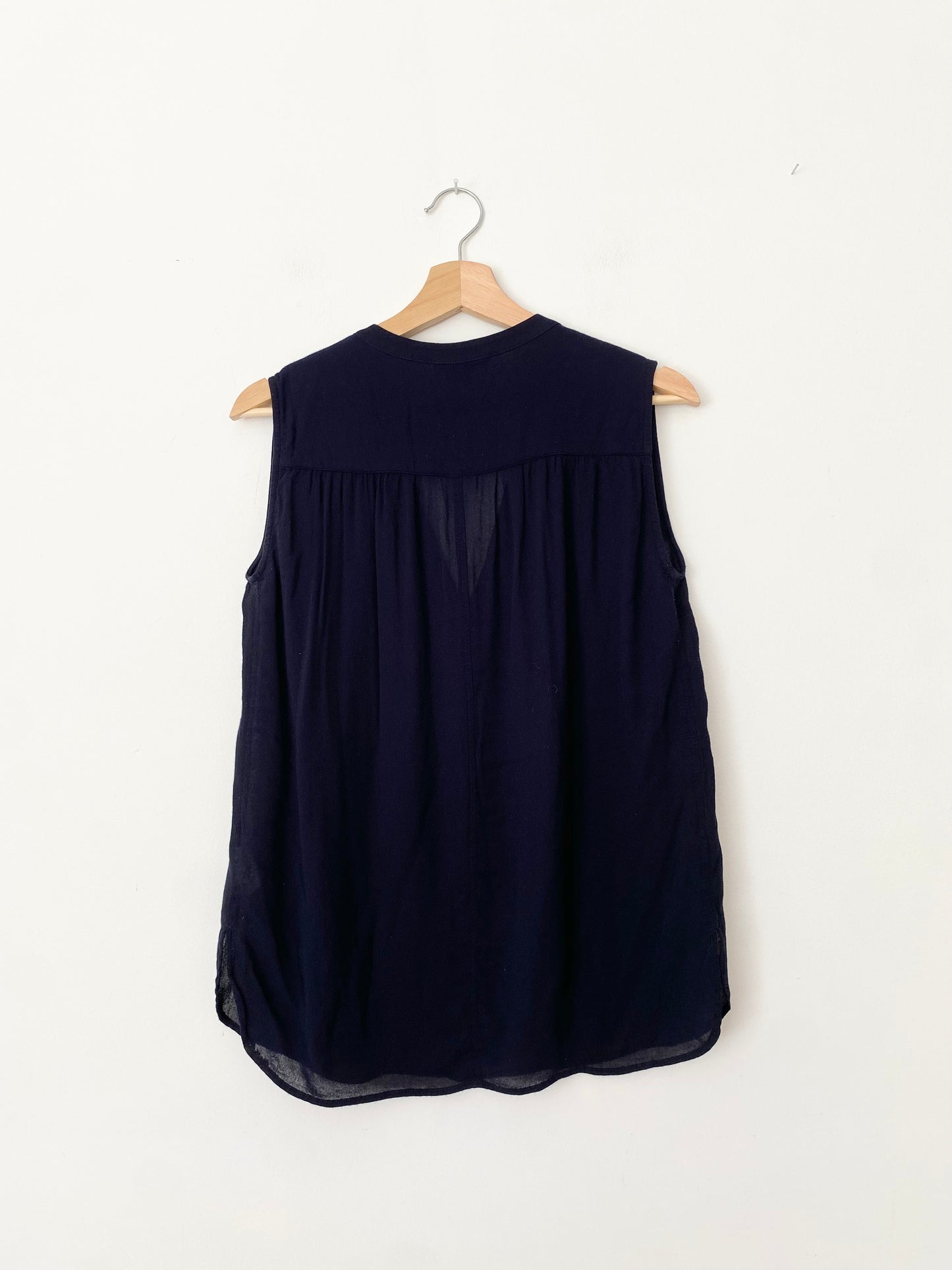 Chemisier fluide semi-transparent Vince Small